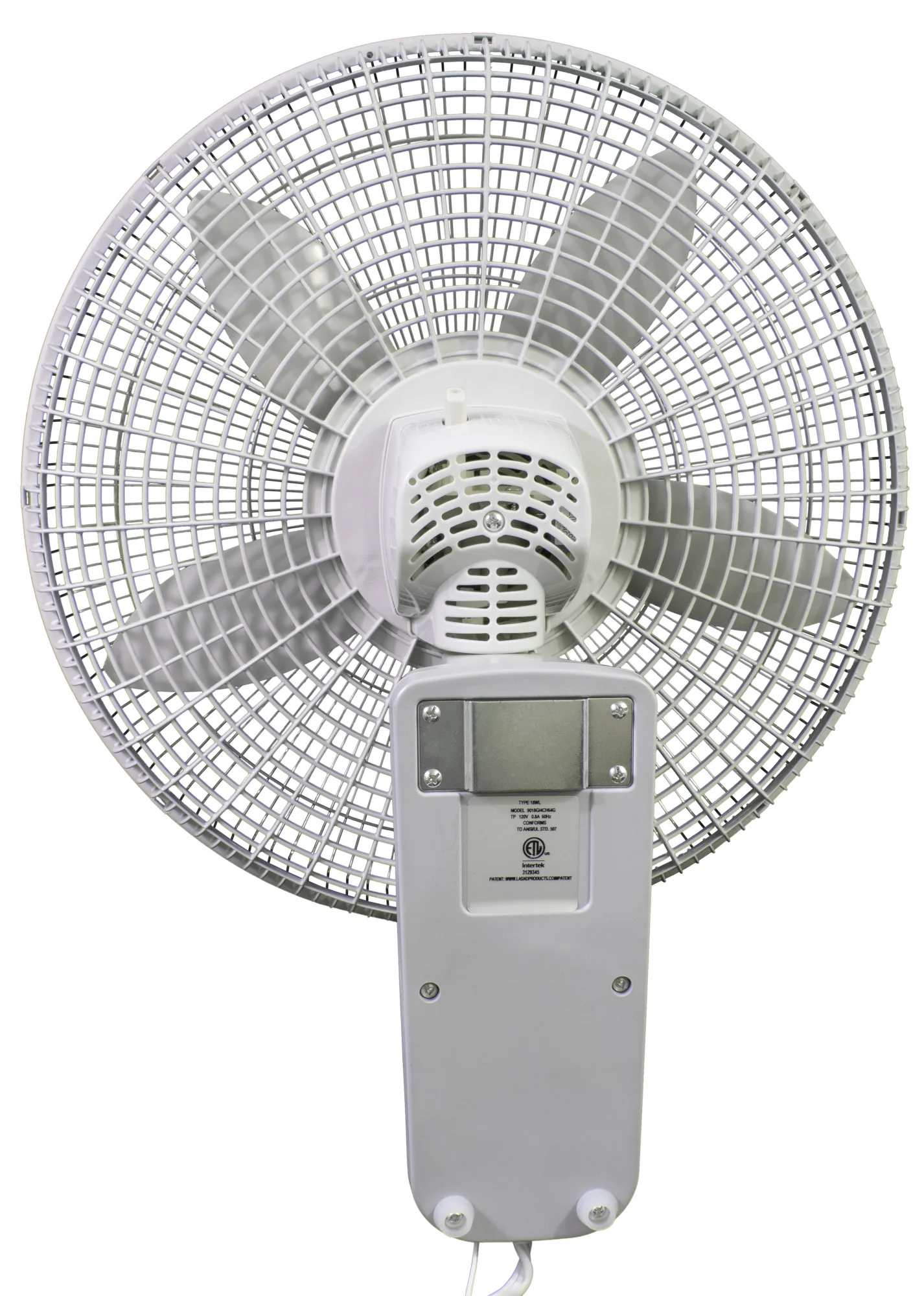 Air King 1/20 HP 18" Commercial Grade Wall Mount Fan: Oscillating, 3-Speed, Gray - Image 13