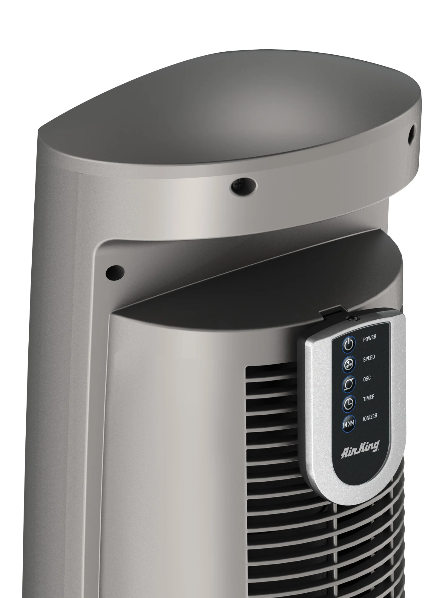 Air King Wind Curve 42" Tower Fan: Oscillating, 3-Speed, Remote, Ionizer, Brown - Image 9
