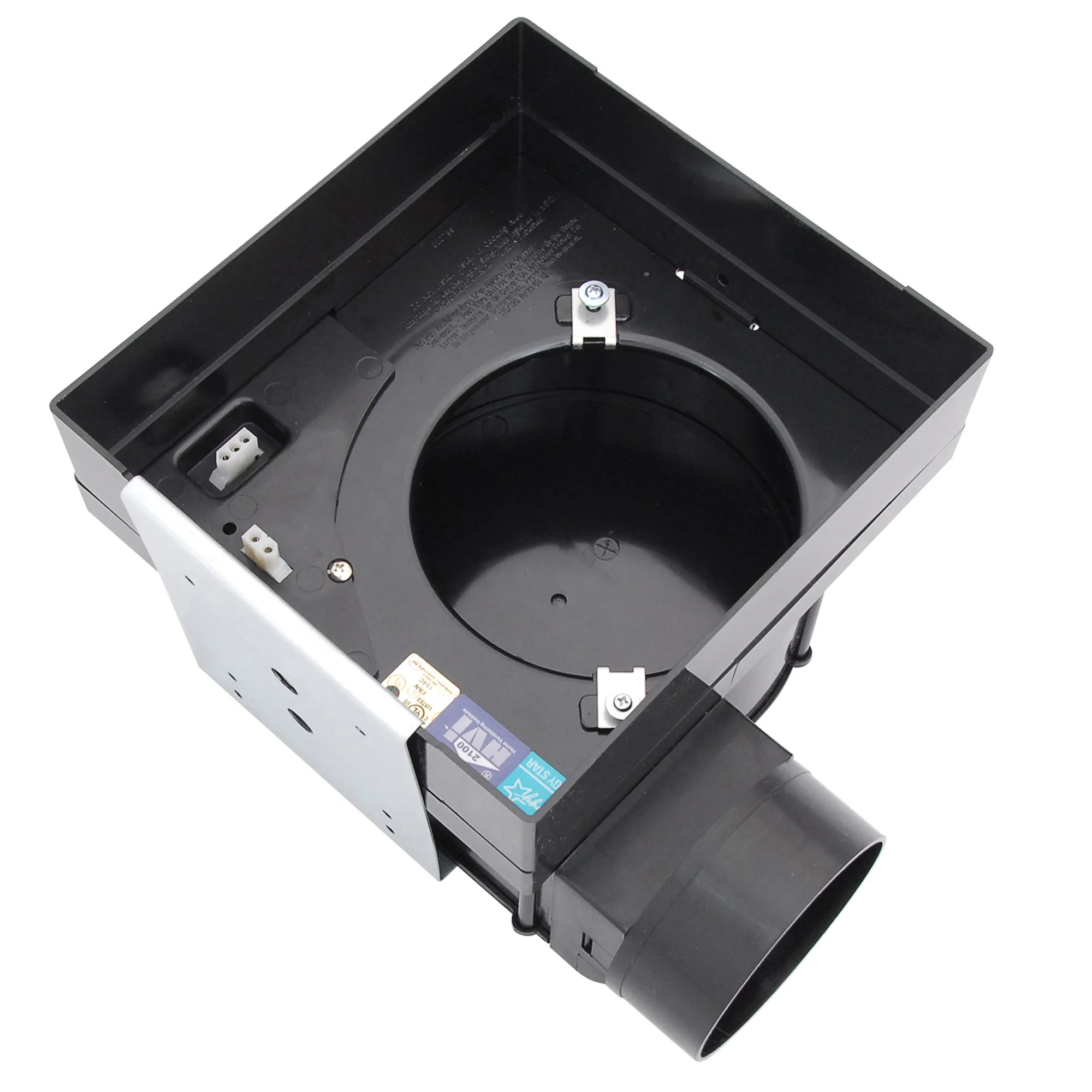 Air King 50 CFM Snap-In Exhaust Fan (ENERGY STAR® Certified, ceiling mounted, light, white) - Image 10