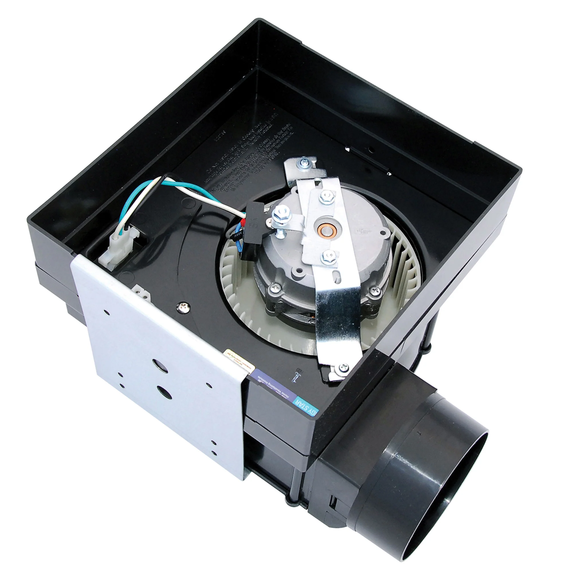 Air King 70 CFM Snap-In Exhaust Fan (ENERGY STAR® Certified, ceiling mounted, light, white) - Image 9
