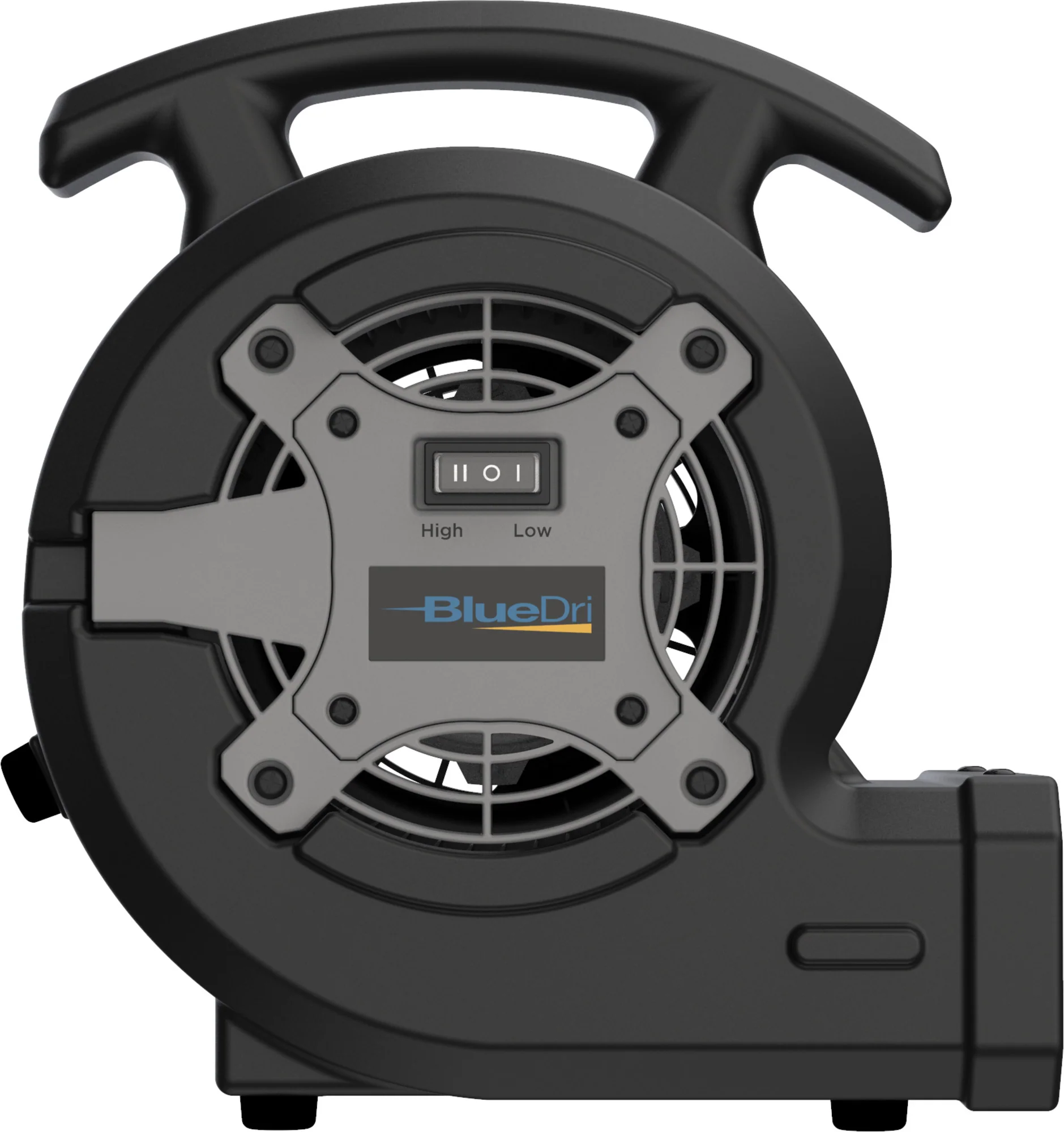 BlueDri 1/8 HP 13" Air Mover Blower Fan: 2-Speed, High Velocity, Black - Image 10