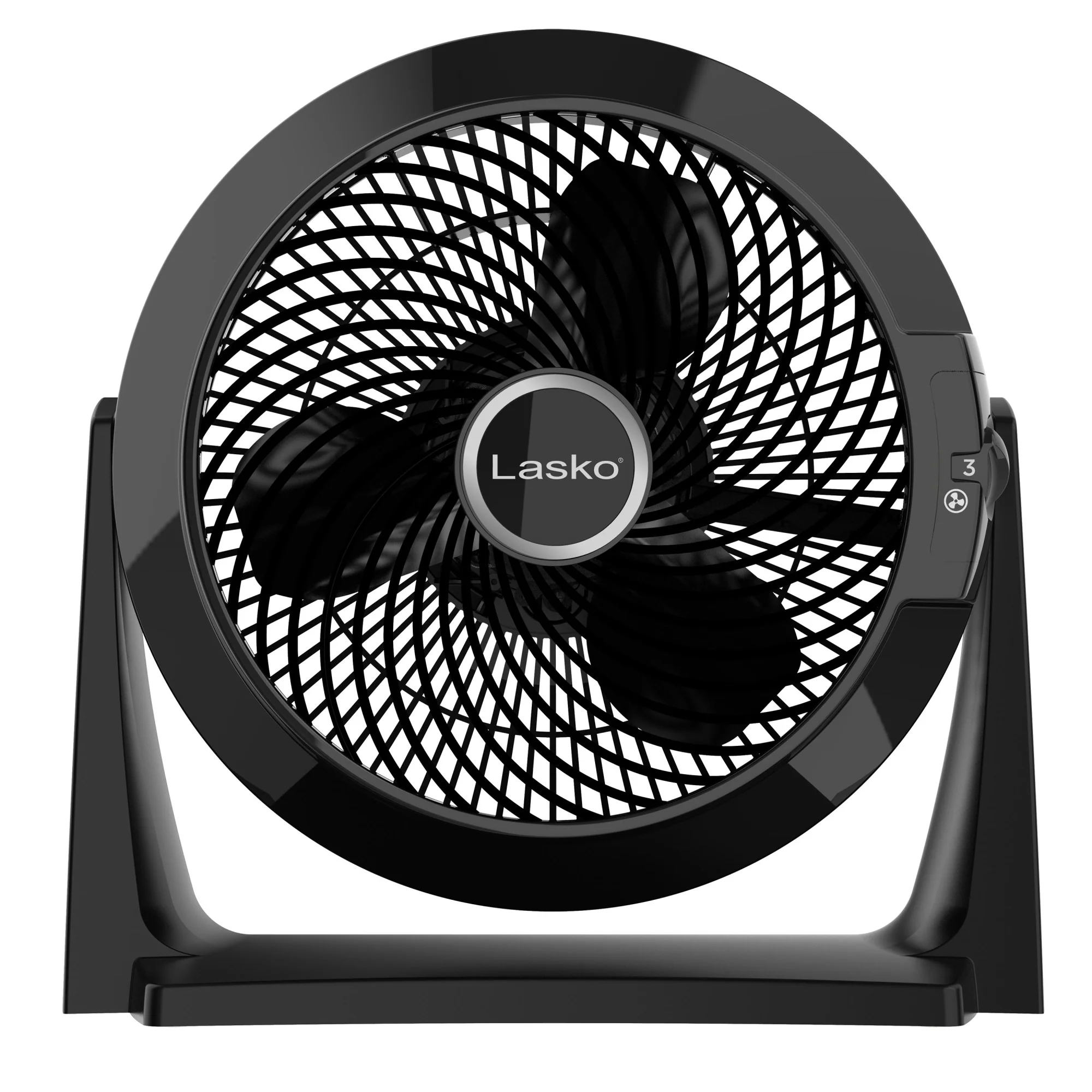 Lasko Air Flexor 10" Floor Fan: Wall Mount, 3-Speed, High Velocity, Pivoting, Black - Image 3