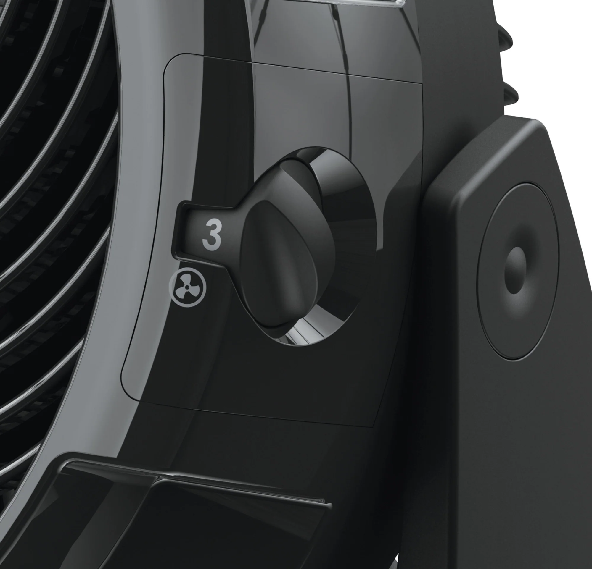 Lasko Air Flexor 10" Floor Fan: Wall Mount, 3-Speed, High Velocity, Pivoting, Black - Image 4