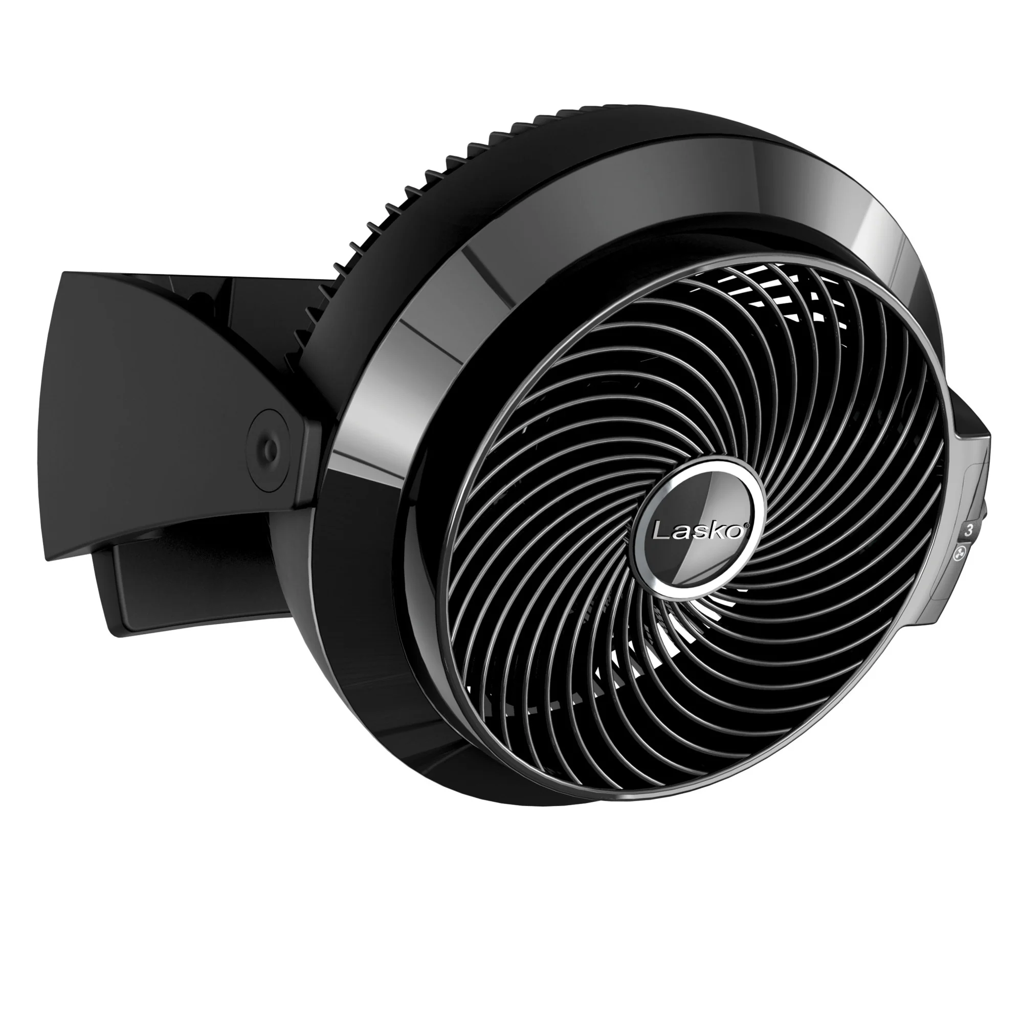 Lasko Air Flexor 10" Floor Fan: Wall Mount, 3-Speed, High Velocity, Pivoting, Black - Image 6