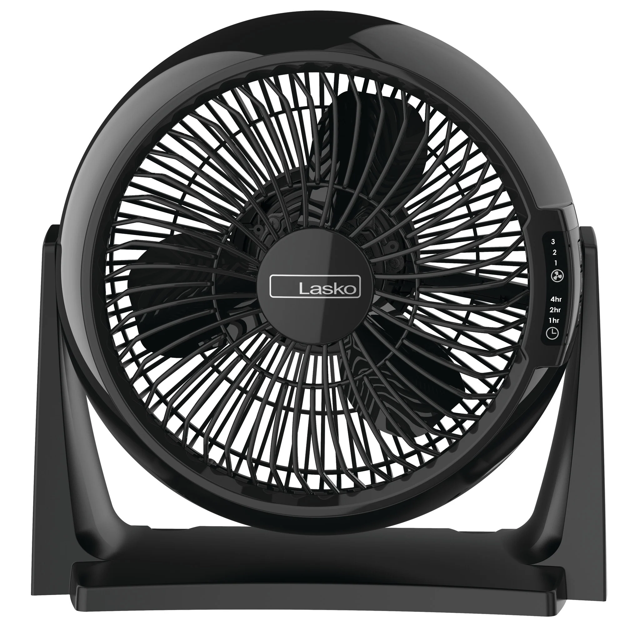 Lasko 10" Air Circulator Fan: Wall Mount, 3-Speed, Remote, Timer, Black - Image 3