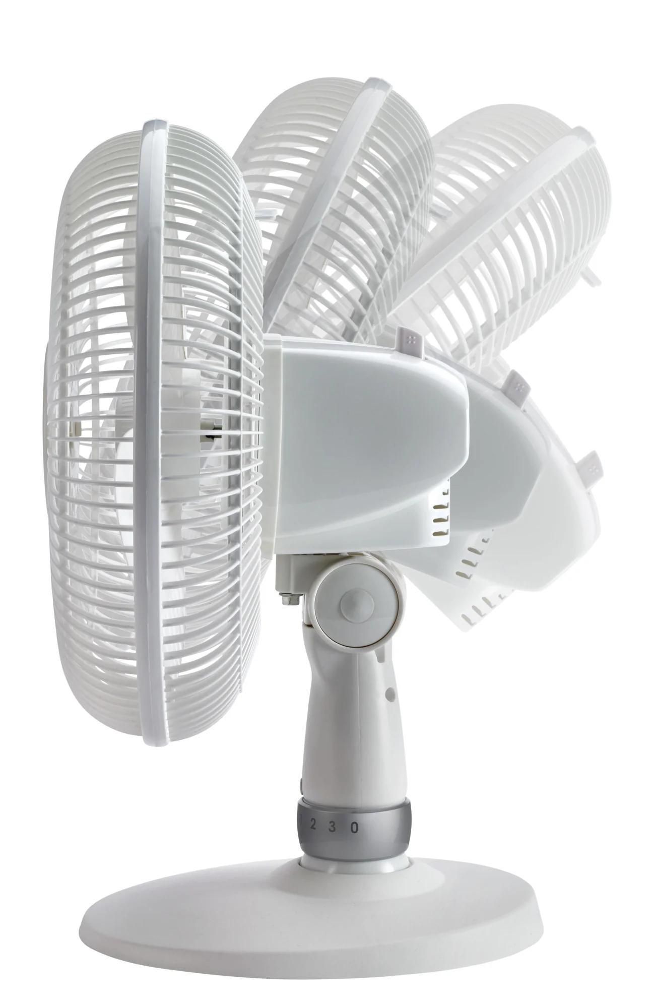 Lasko 12" Performance Table Fan: Oscillating, 3-Speed, Tilting Head, White - Image 12