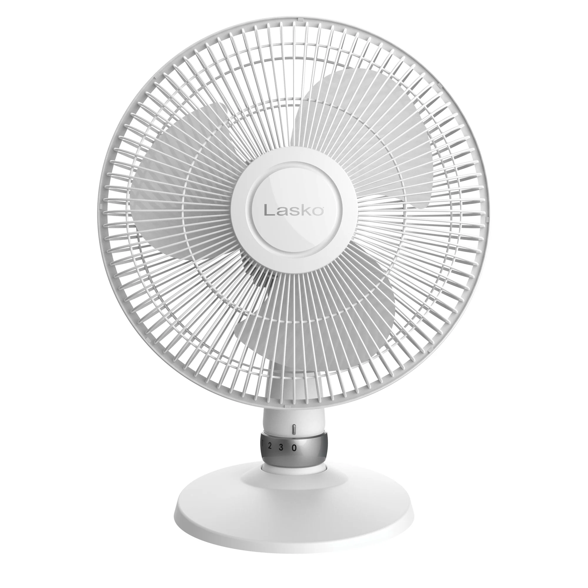 Lasko 12" Performance Table Fan: Oscillating, 3-Speed, Tilting Head, White - Image 8