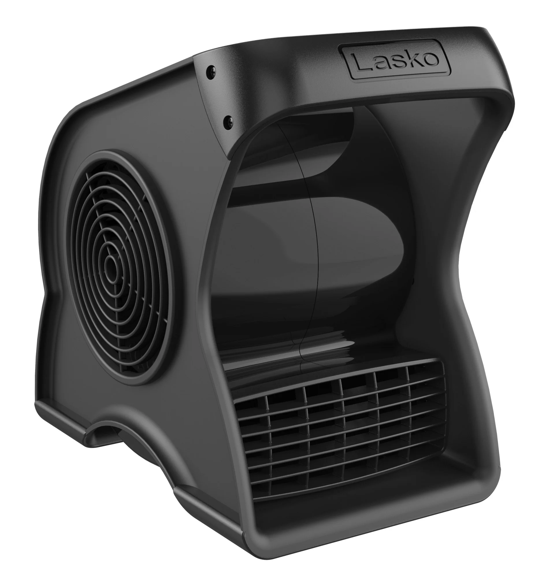 Lasko 12" Air Mover Blower Fan: 3-Speed, High Velocity, 2 Outlets, Pivoting, Black - Image 10