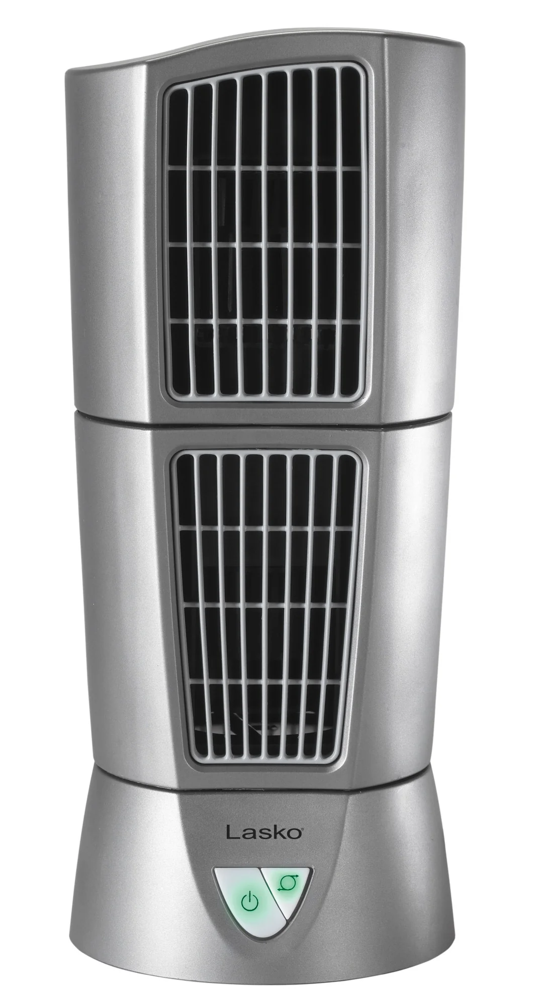Lasko Wind Tower 14" Table Fan: Oscillating, 3-Speed, Pivoting, Gray - Image 3