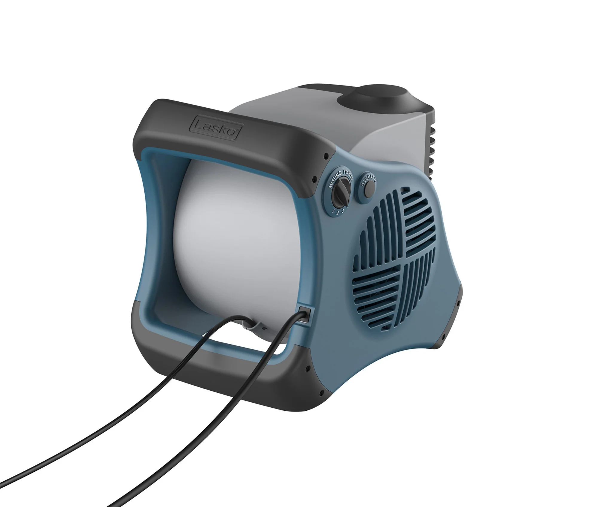 Lasko Misto 15" Outdoor Misting Fan: 3-Speed, Pivoting, Powered Louvers, Blue - Image 11