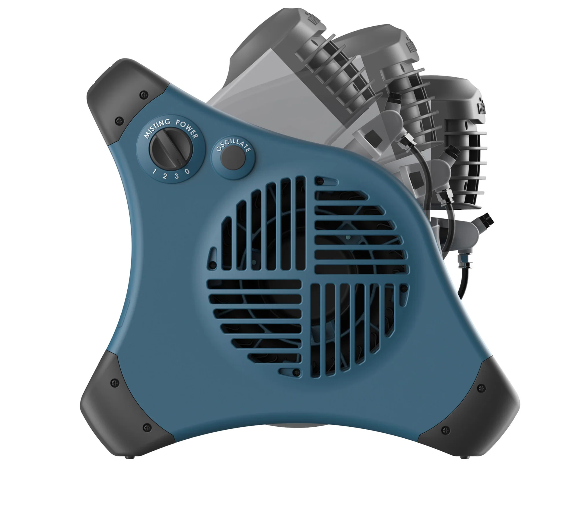 Lasko Misto 15" Outdoor Misting Fan: 3-Speed, Pivoting, Powered Louvers, Blue - Image 12