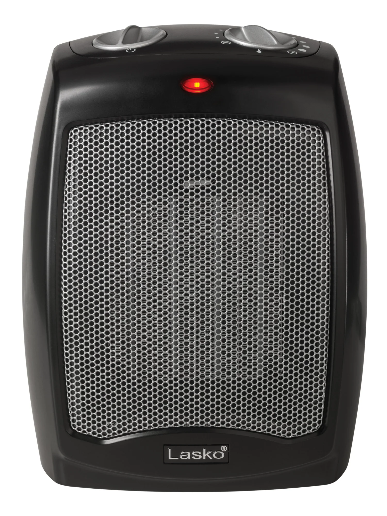 Lasko 9" Ceramic Table Top Heater (3-speed, thermostat, black) - Image 7