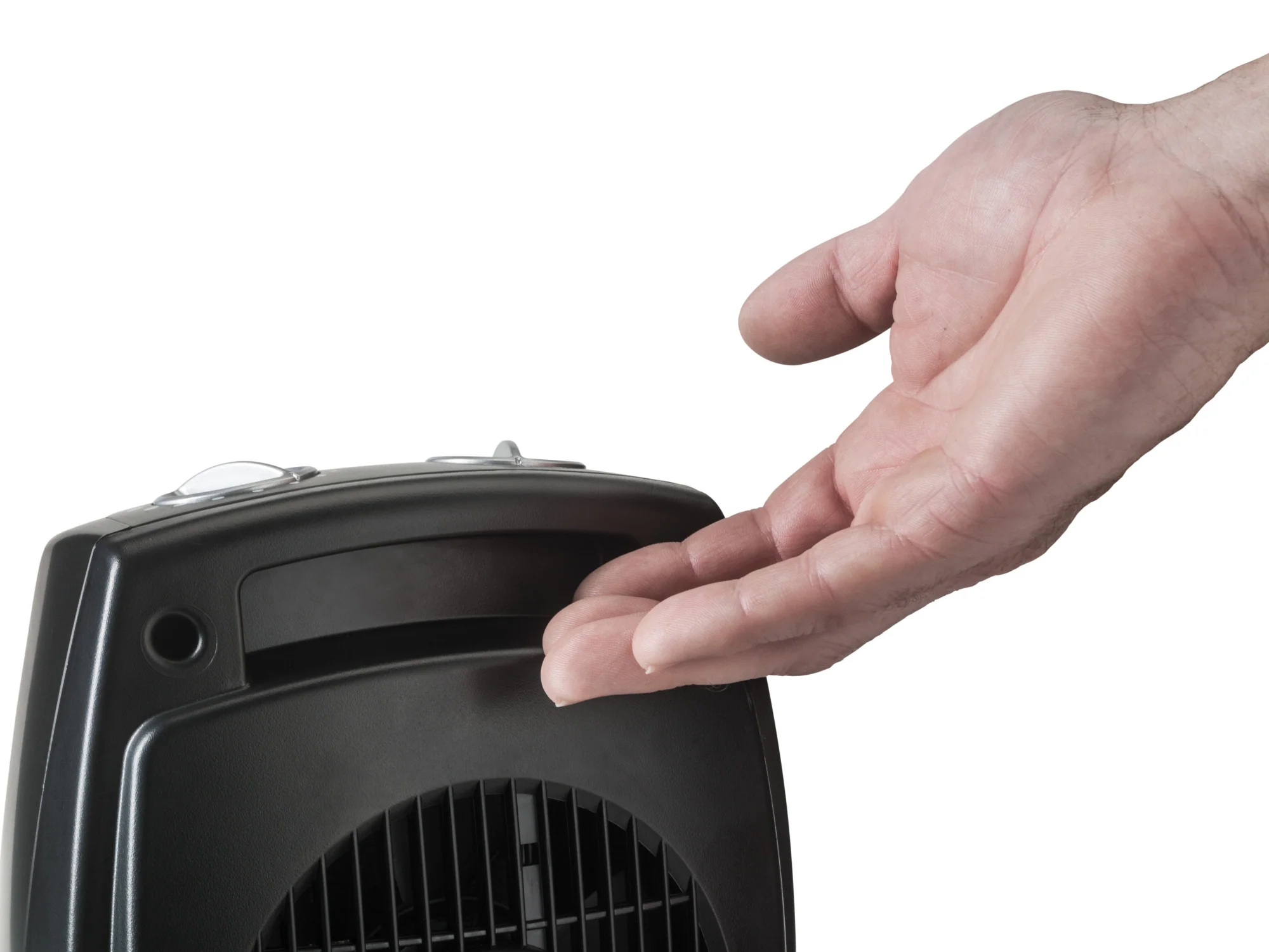 Lasko 9" Ceramic Table Top Heater (3-speed, thermostat, black) - Image 9