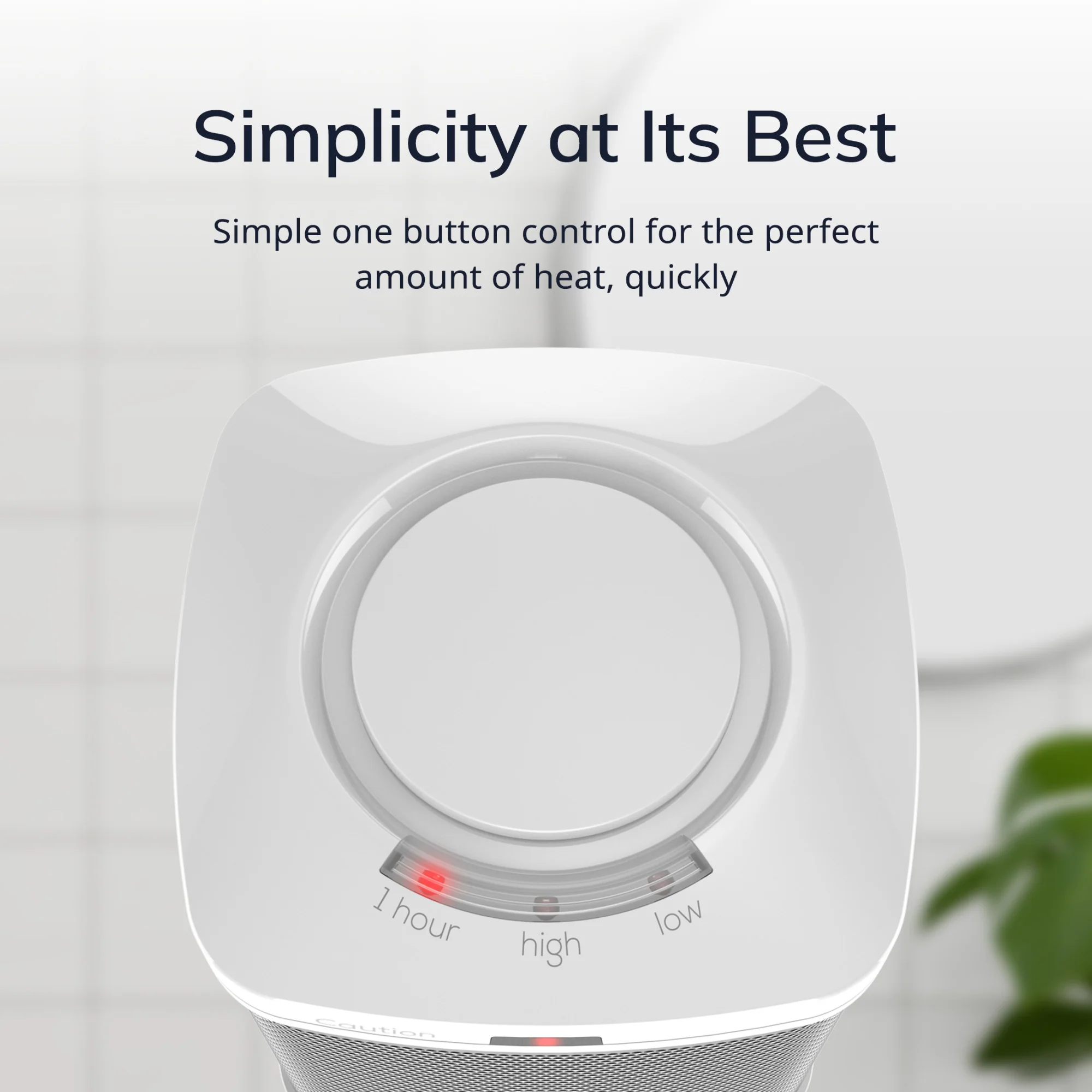 Lasko 8" Bathroom Ceramic Heater (2 heat settings, timer, ALCI safety plug, white) - Image 7