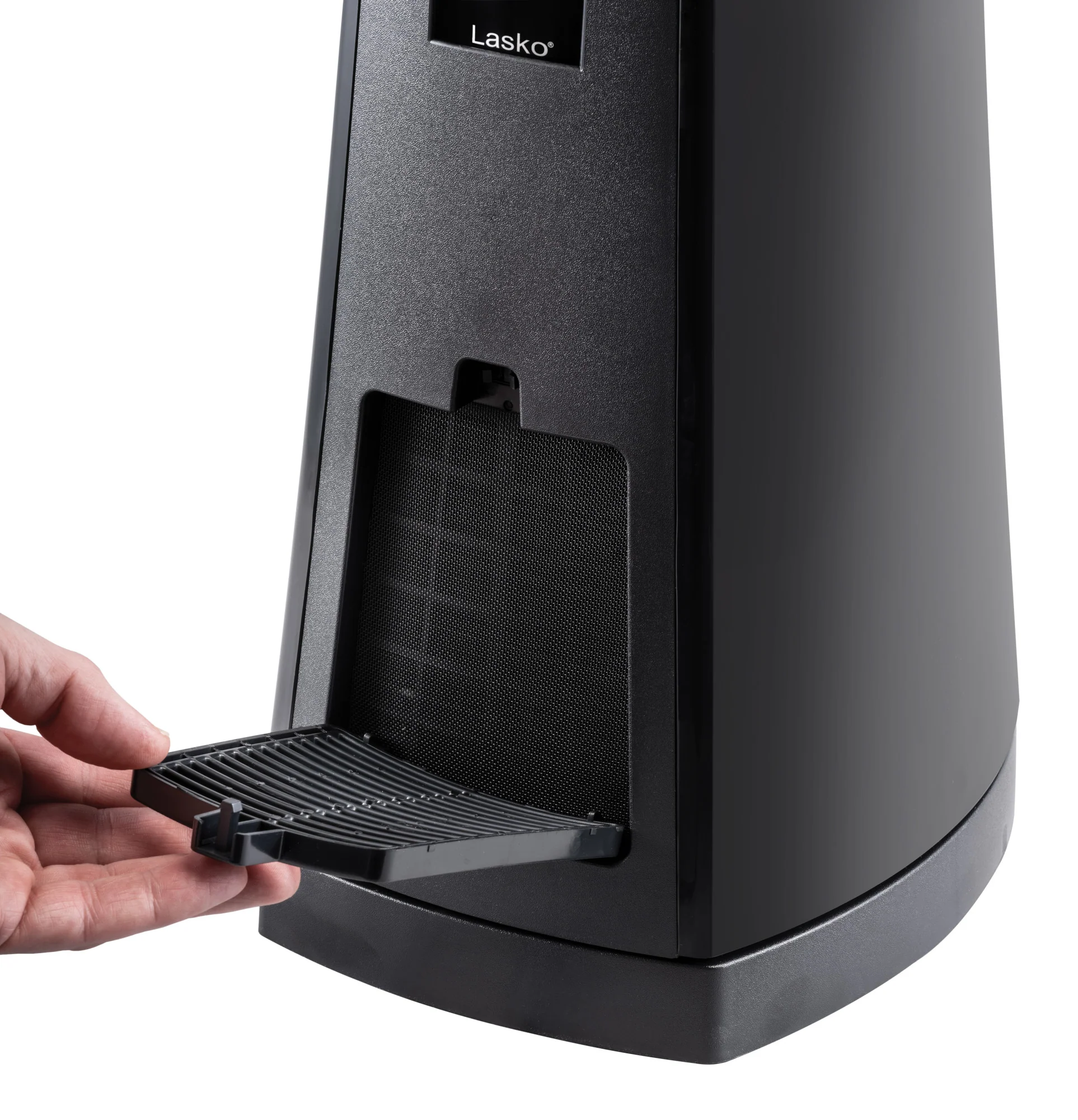 Lasko Air Logic 27" Bladeless Tower Heater (2 heat settings, remote, timer, black) - Image 10