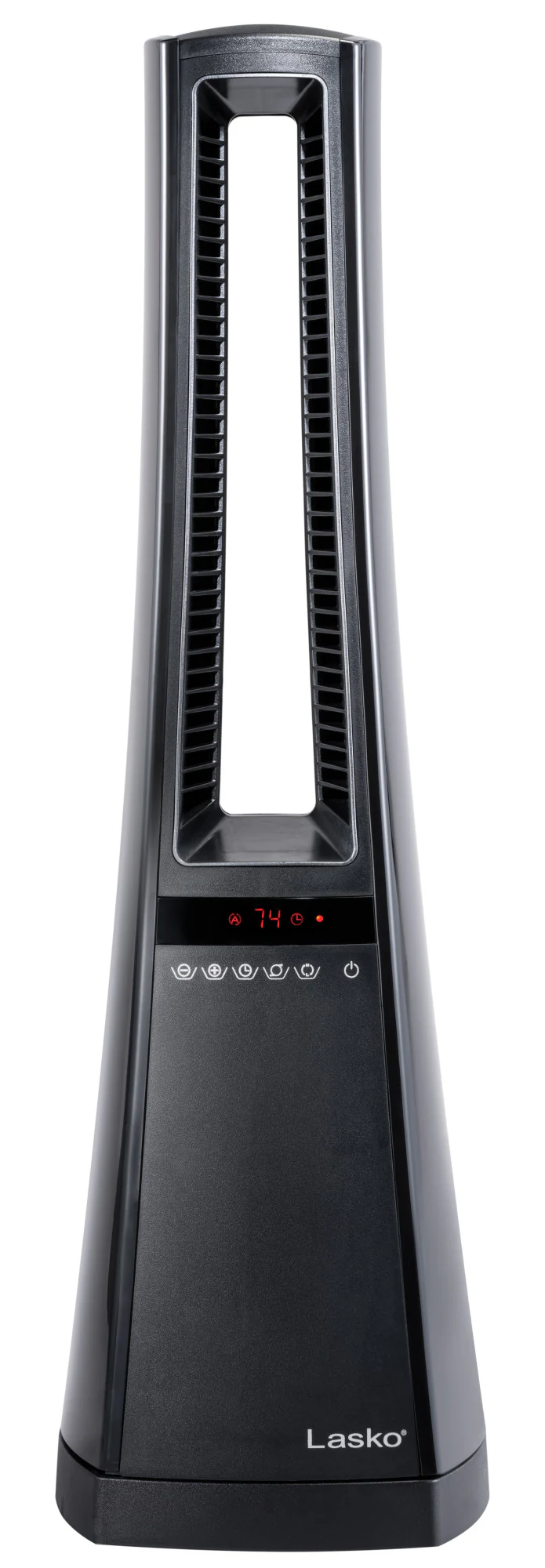 Lasko Air Logic 27" Bladeless Tower Heater (2 heat settings, remote, timer, black) - Image 8