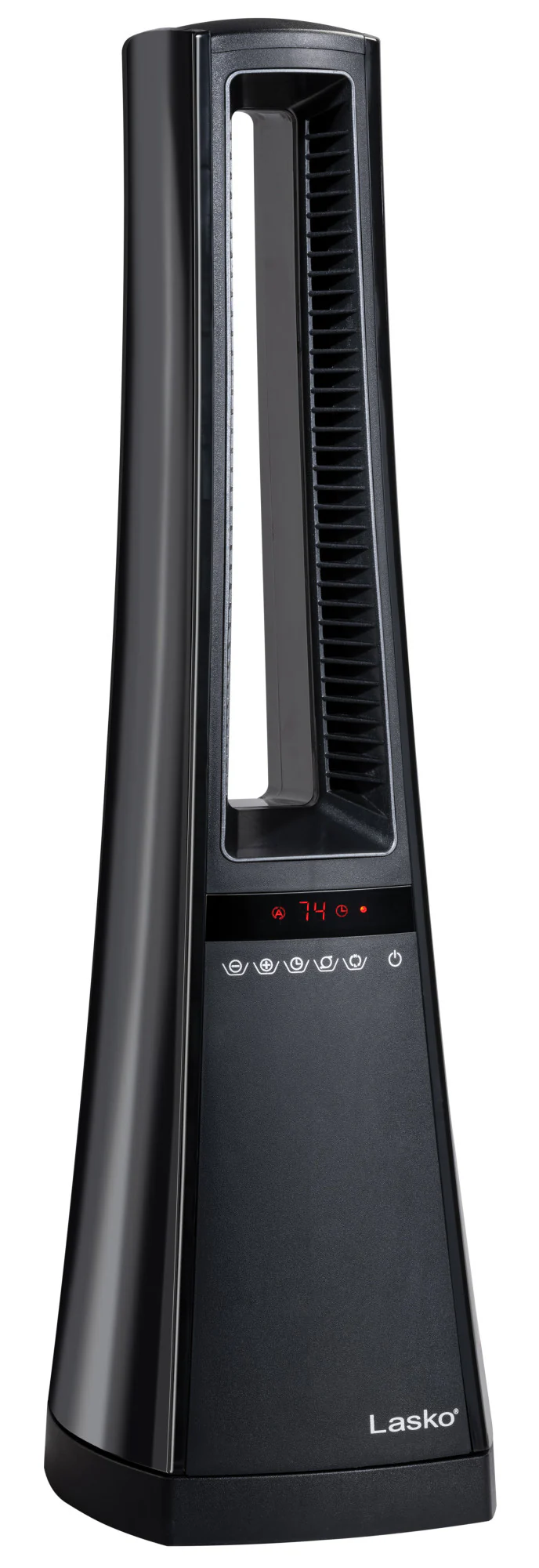 Lasko Air Logic 27" Bladeless Tower Heater (2 heat settings, remote, timer, black) - Image 9