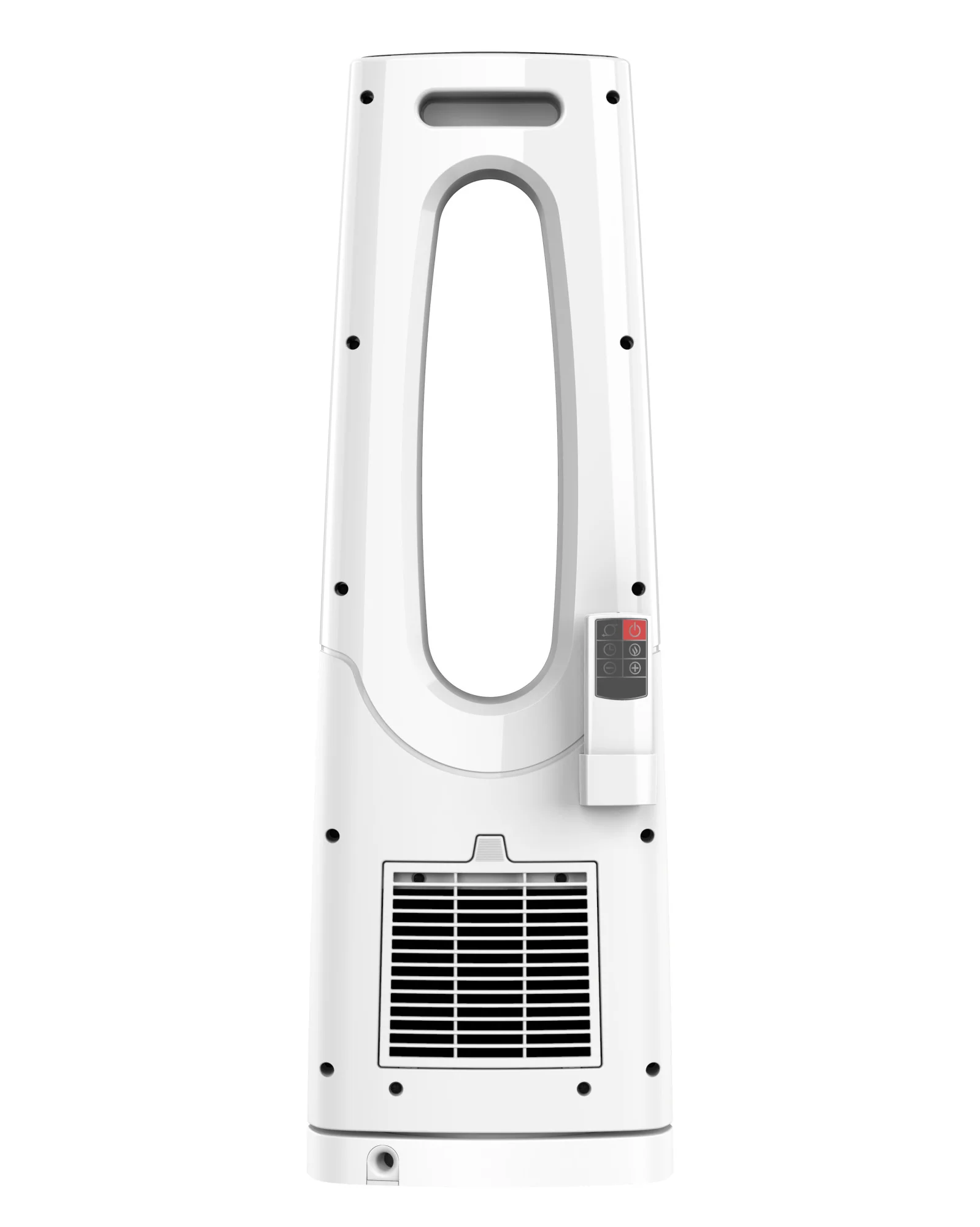 Lasko 1500W Bladeless Tower Heater with Remote Control, CW105, White - Image 9