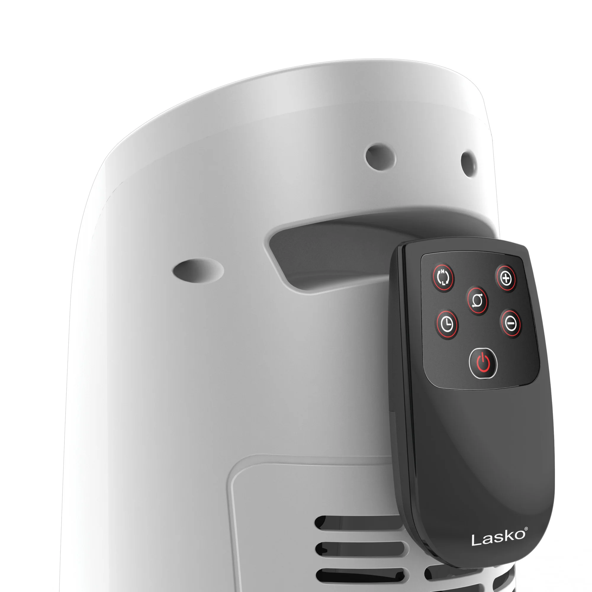 Lasko 22" Digital Ceramic Tower Heater (2 heat settings, remote, timer, white) - Image 11