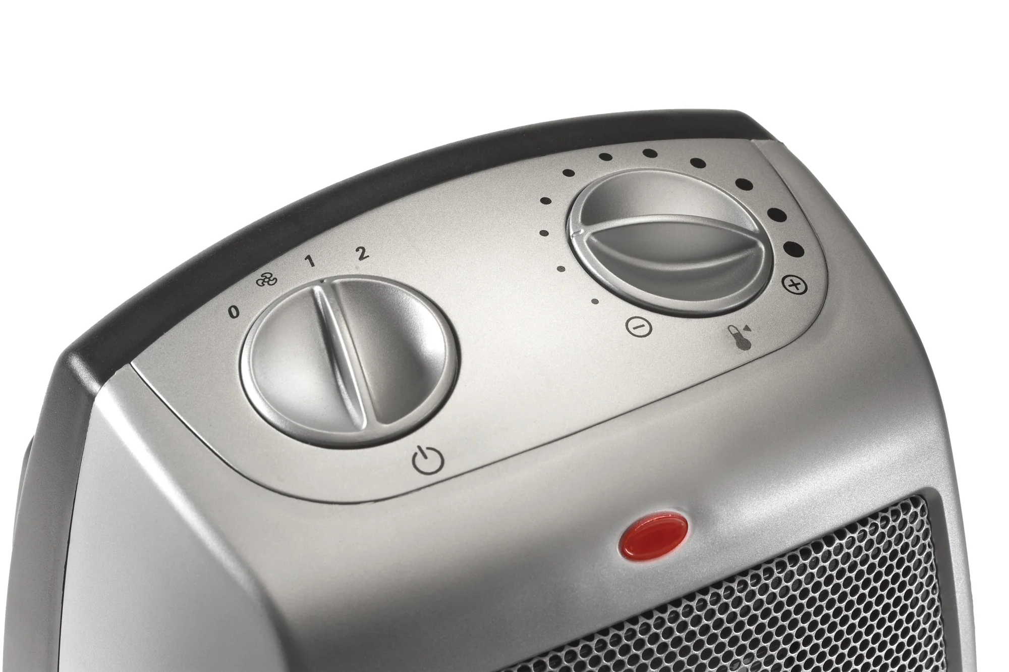 Lasko 9" Ceramic Table Top Heater (2 heat settings, manual, thermostat, silver) - Image 9