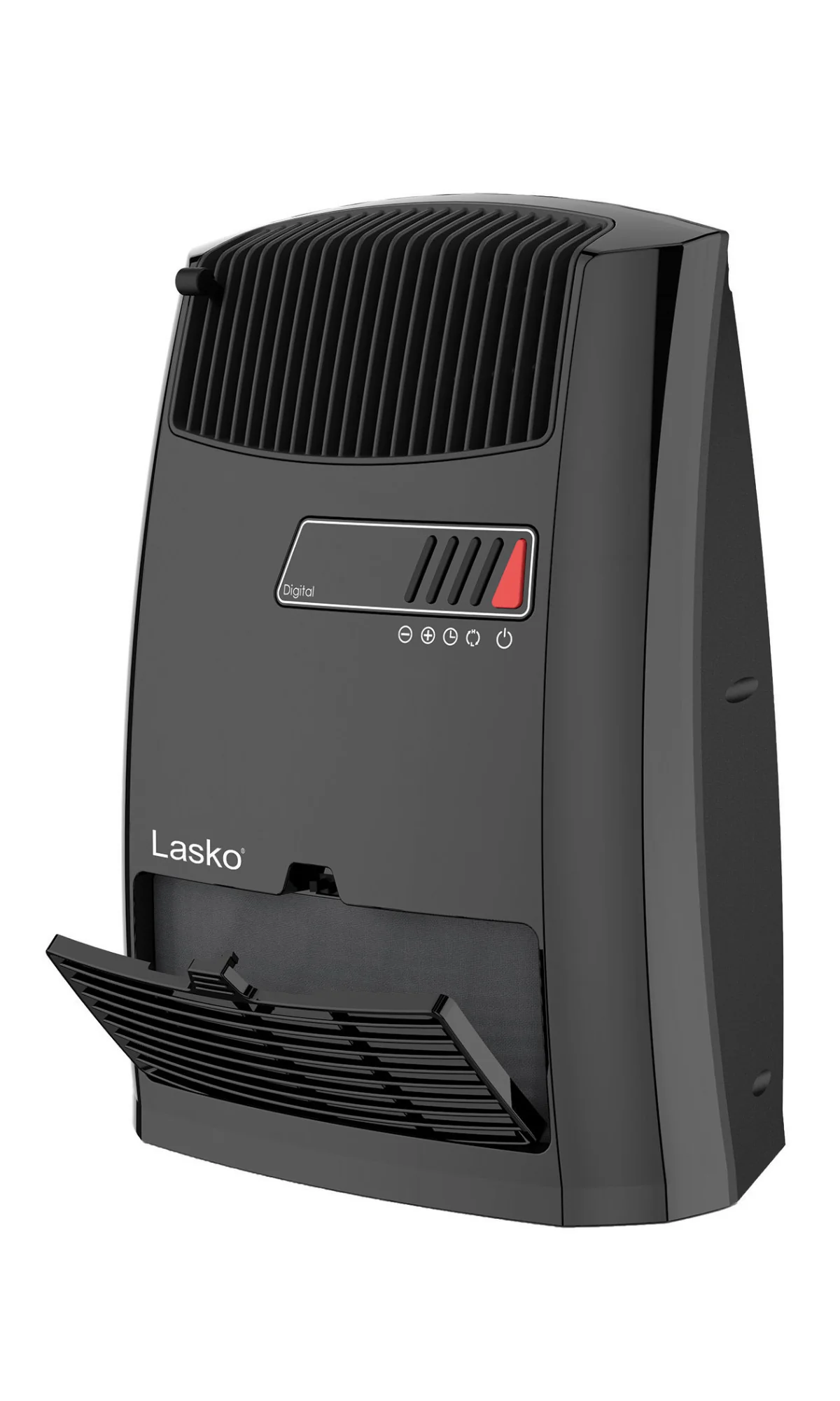 Lasko 13" Ceramic Console Heater (2 heat settings, timer, thermostat, black) - Image 4