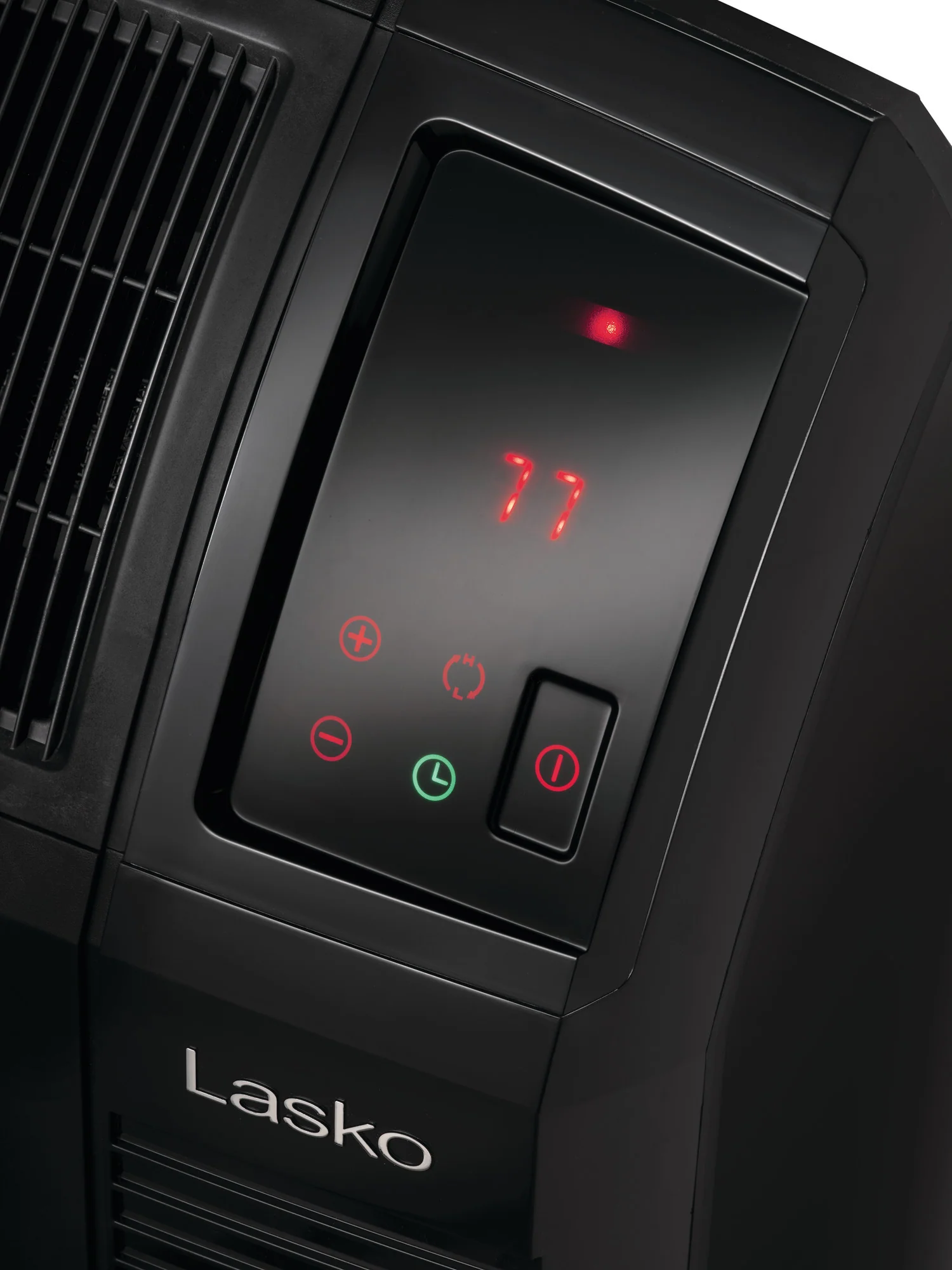 Lasko 1500W Electric Cyclonic Ceramic Room Space Heater with 8-Hour Timer, CC24920, Black - Image 12
