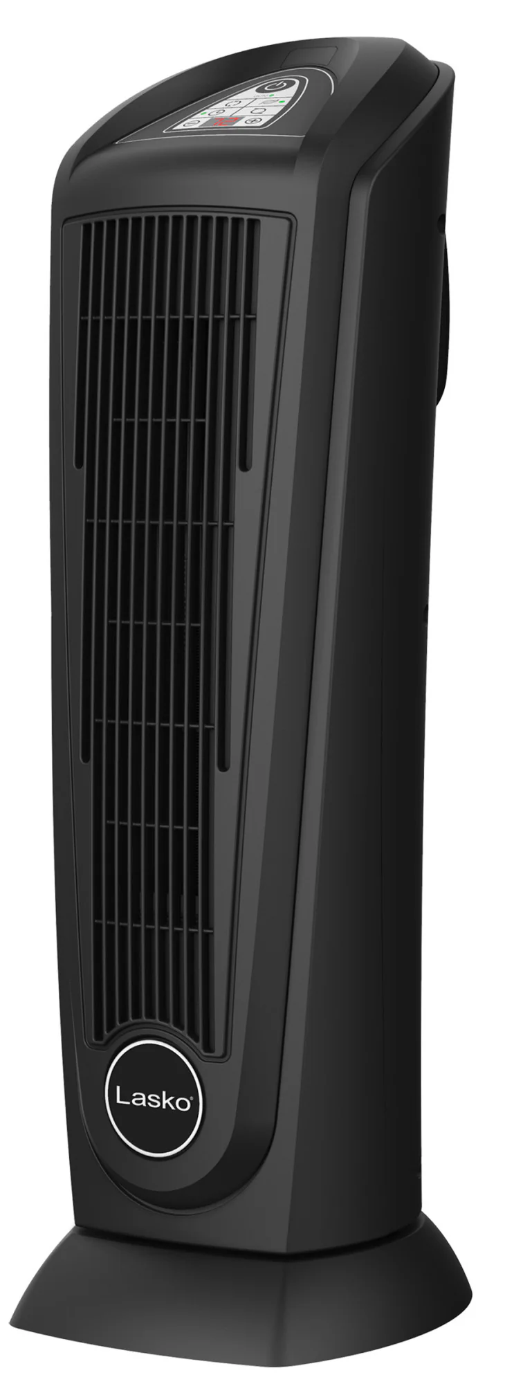 Lasko 23" Ceramic Tower Heater (2 heat settings, remote, timer, thermostat, tip-over switch, black) - Image 12