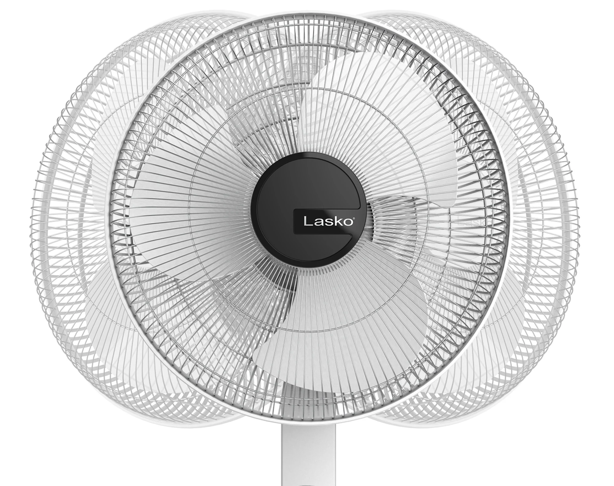 Lasko 16" Pedestal Fan: Oscillating, 4-Speed, Remote, Timer, Thermostat, White - Image 10