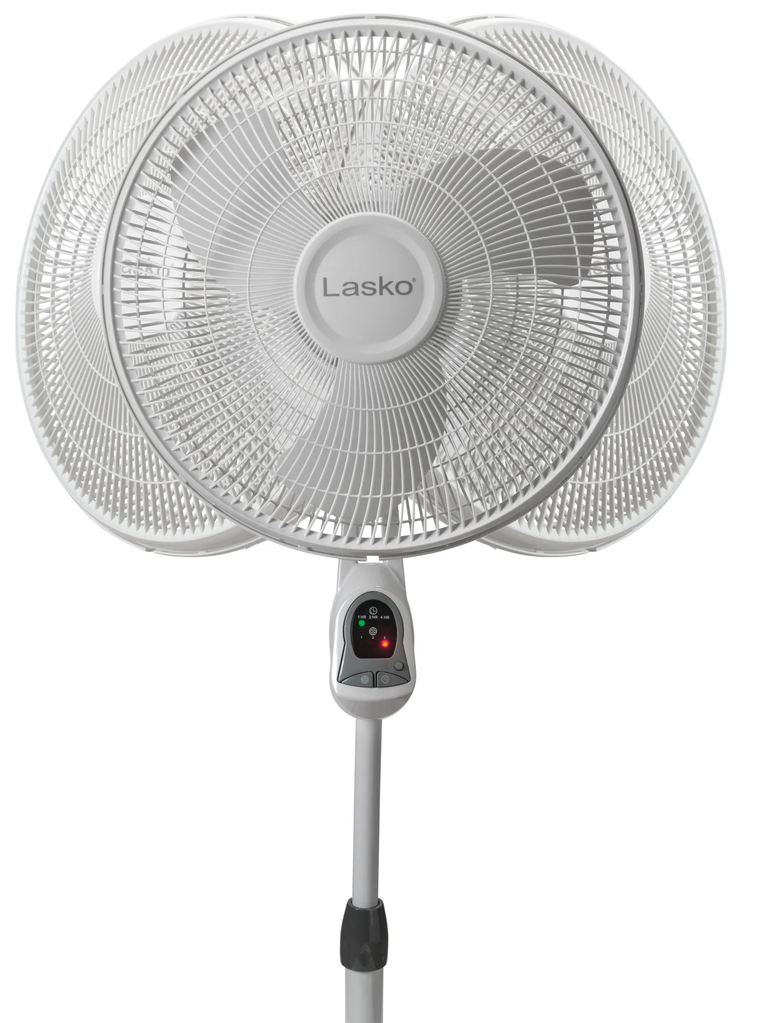 Lasko 16" Pedestal Fan: Oscillating, 3-Speed, Remote, Timer, White - Image 12