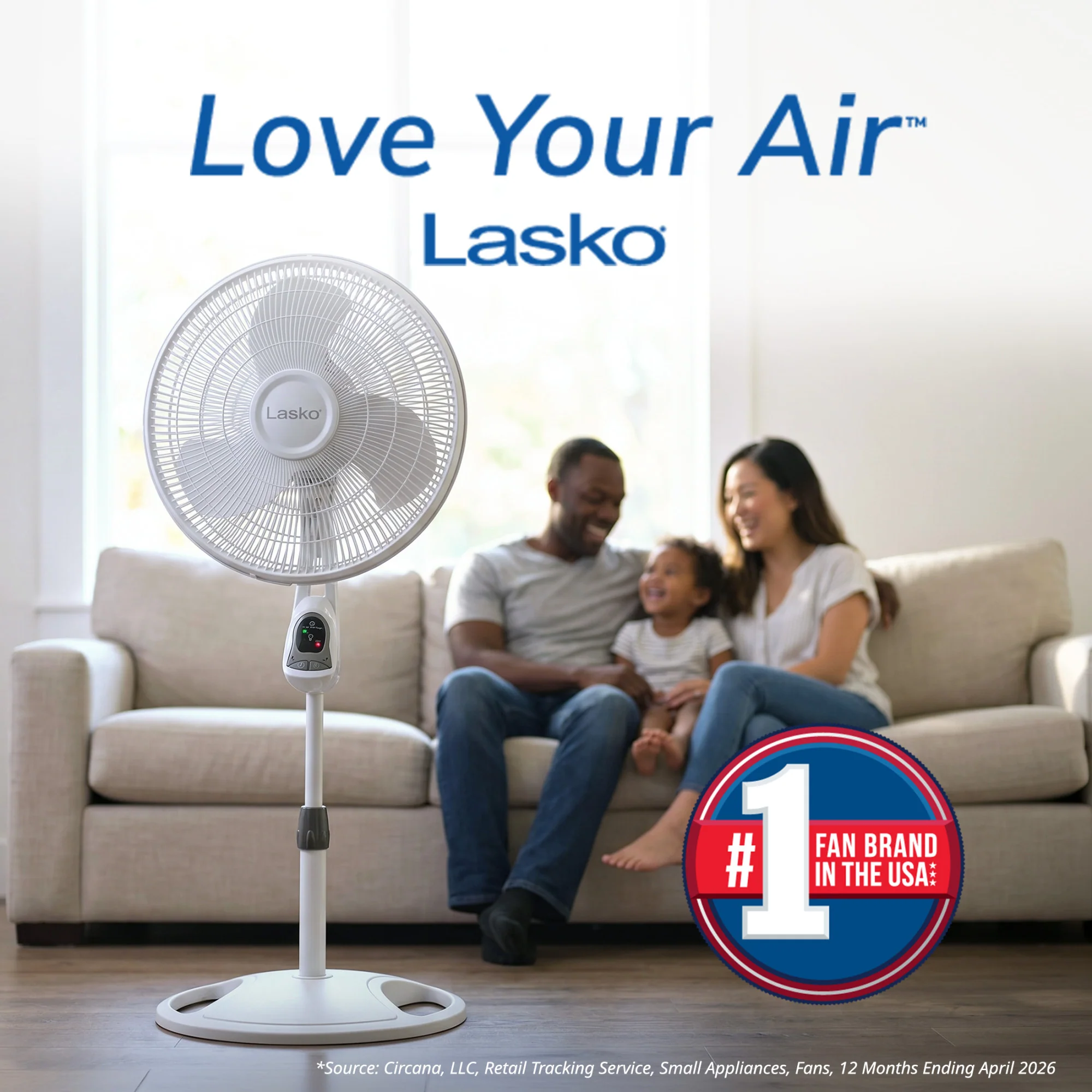 Lasko 16" Pedestal Fan: Oscillating, 3-Speed, Remote, Timer, White - Image 7