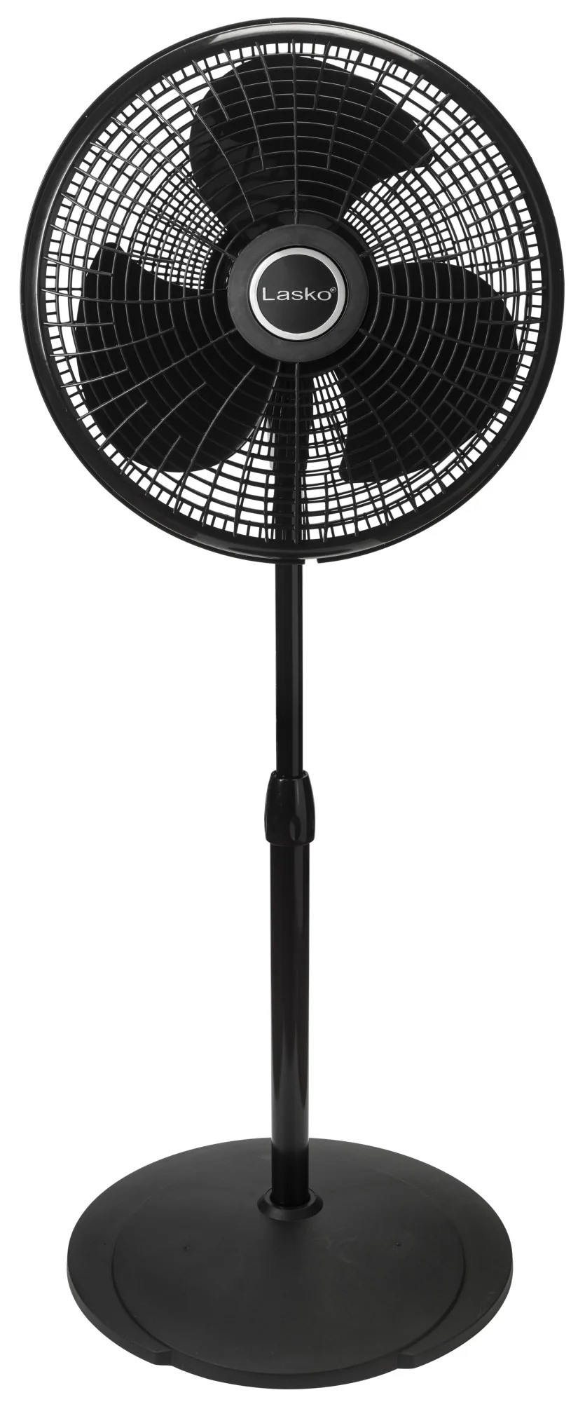 Lasko 16" Pedestal Fan: Oscillating, 3-Speed,  Adjustable Height, Black - Image 3