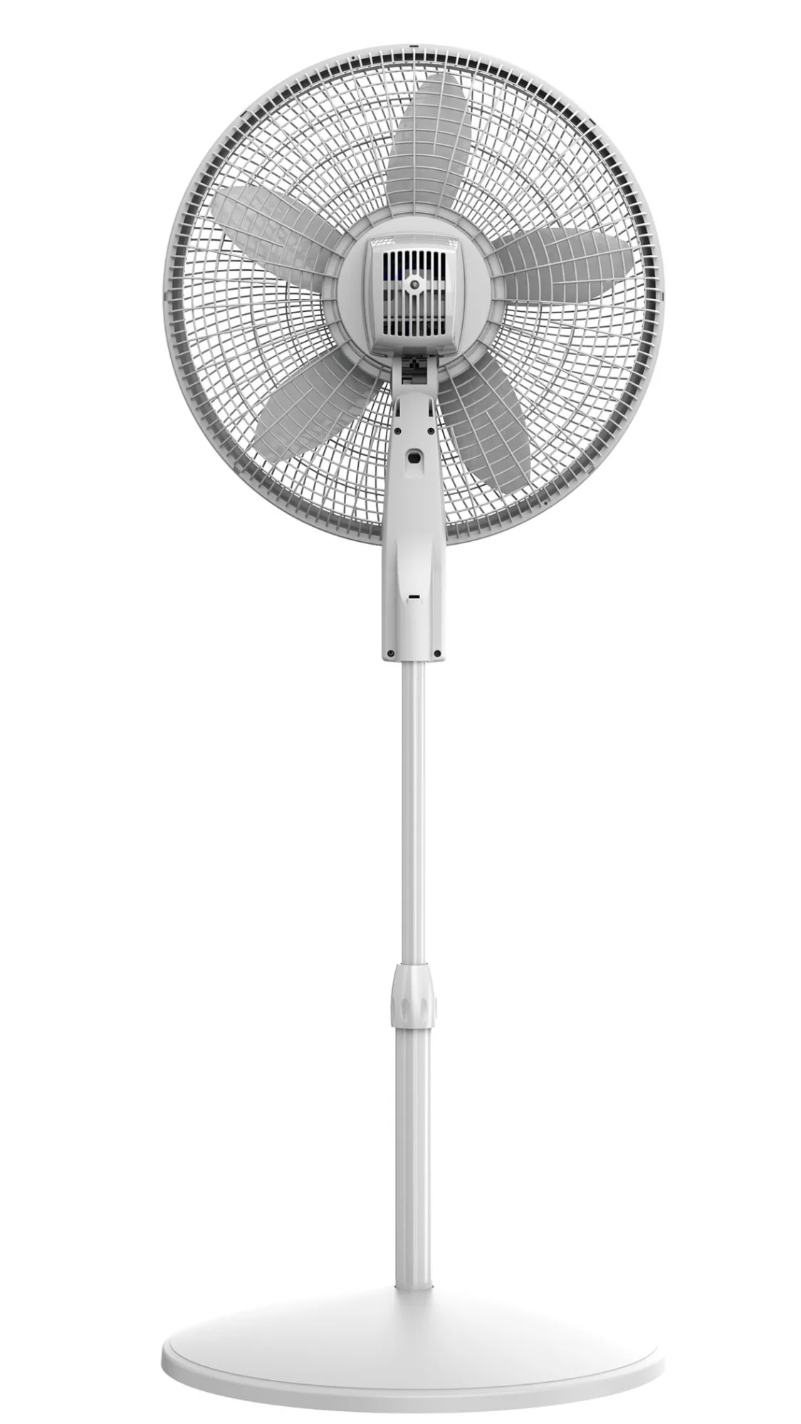 Lasko EcoQuiet 18" DC Pedestal Fan: Oscillating, 12-Speed, Remote, White - Image 9