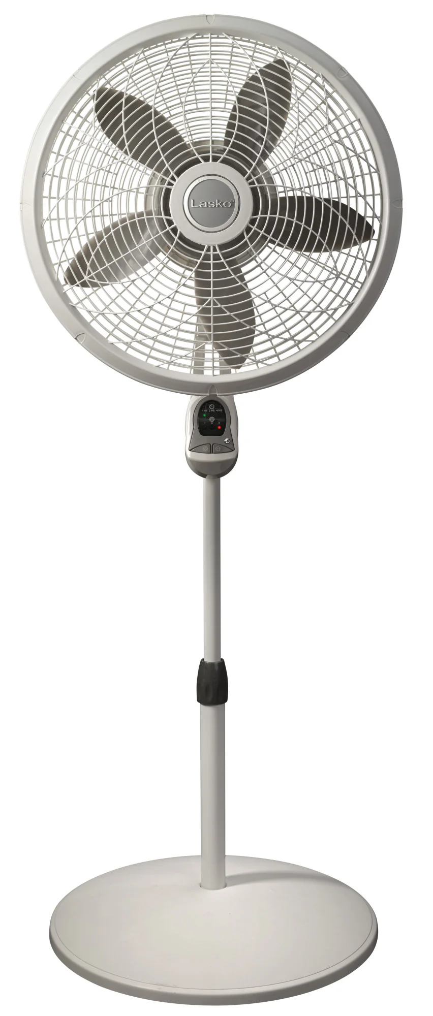 Lasko 18" Pedestal Fan: Oscillating, 3-Speed, Remote, Timer, White - Image 3