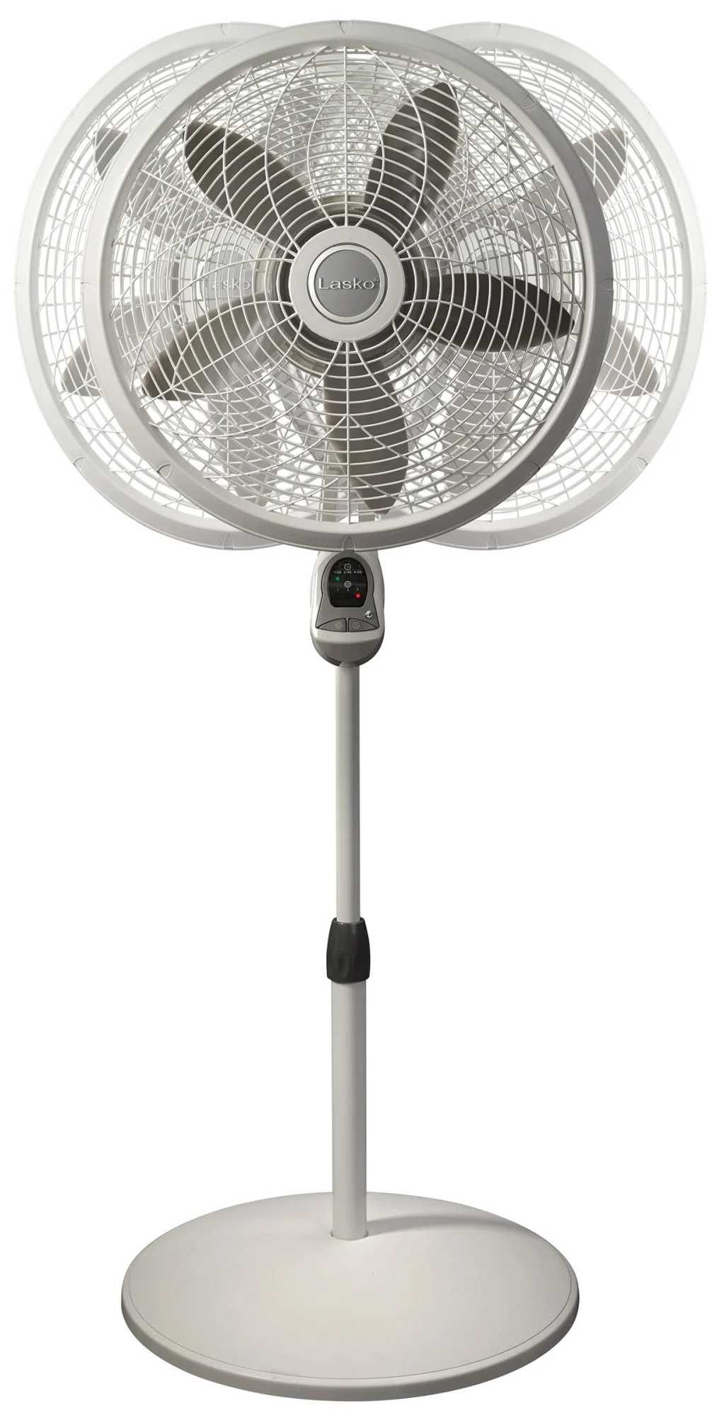 Lasko 18" Pedestal Fan: Oscillating, 3-Speed, Remote, Timer, White - Image 5