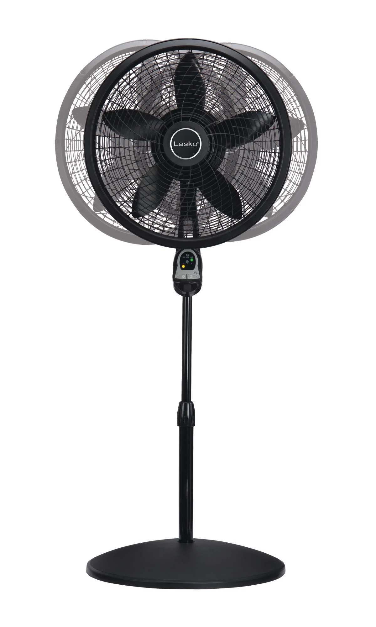 Lasko Cyclone 18" Pedestal Fan: Oscillating, 3-Speed, Remote, Timer, Black - Image 9