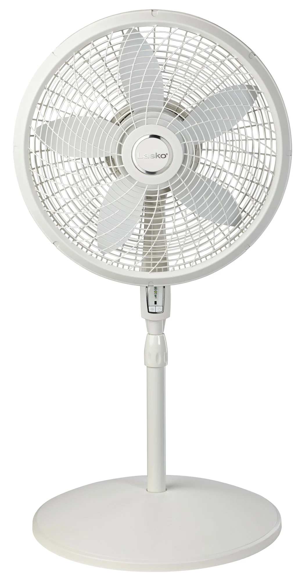 Lasko 18" Pedestal Fan: Oscillating, 4-Speed, Remote, Tilting Head, White - Image 6