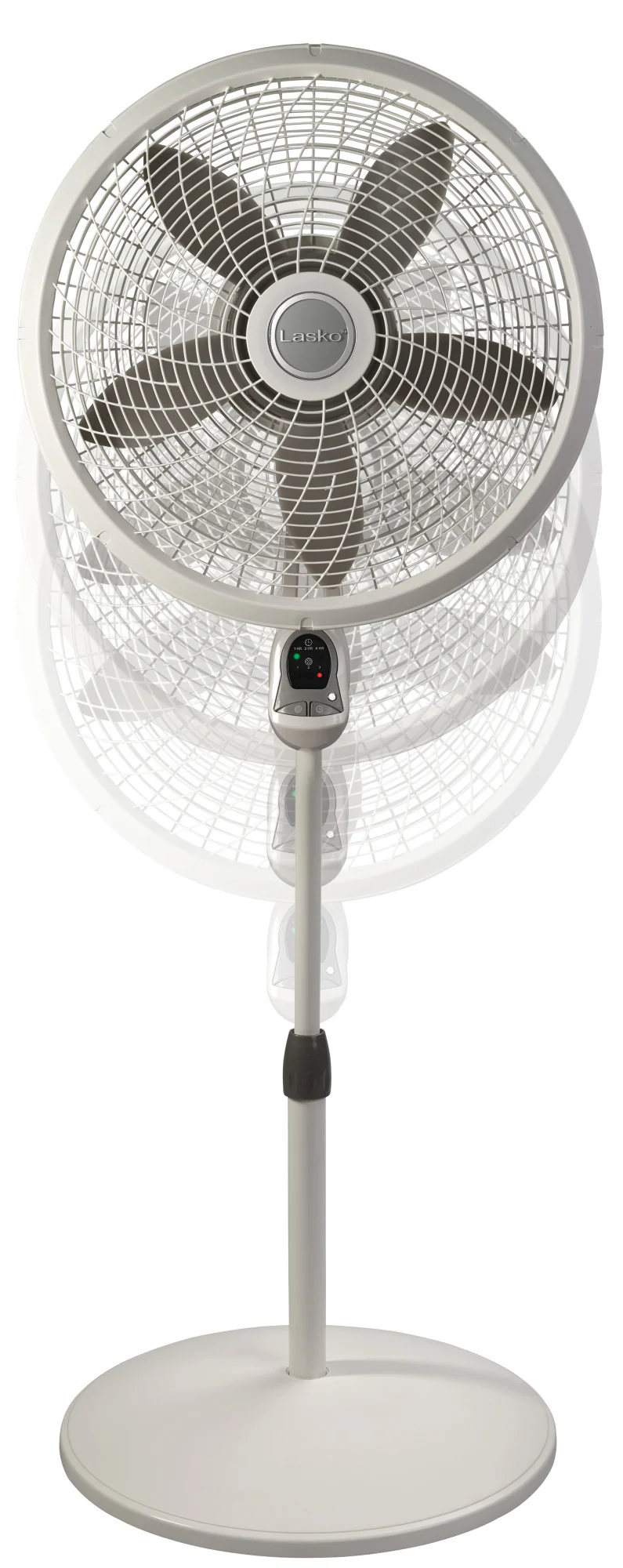 Lasko Cyclone 18" Pedestal Fan: Oscillating, 3-Speed, Remote, Timer, White - Image 11