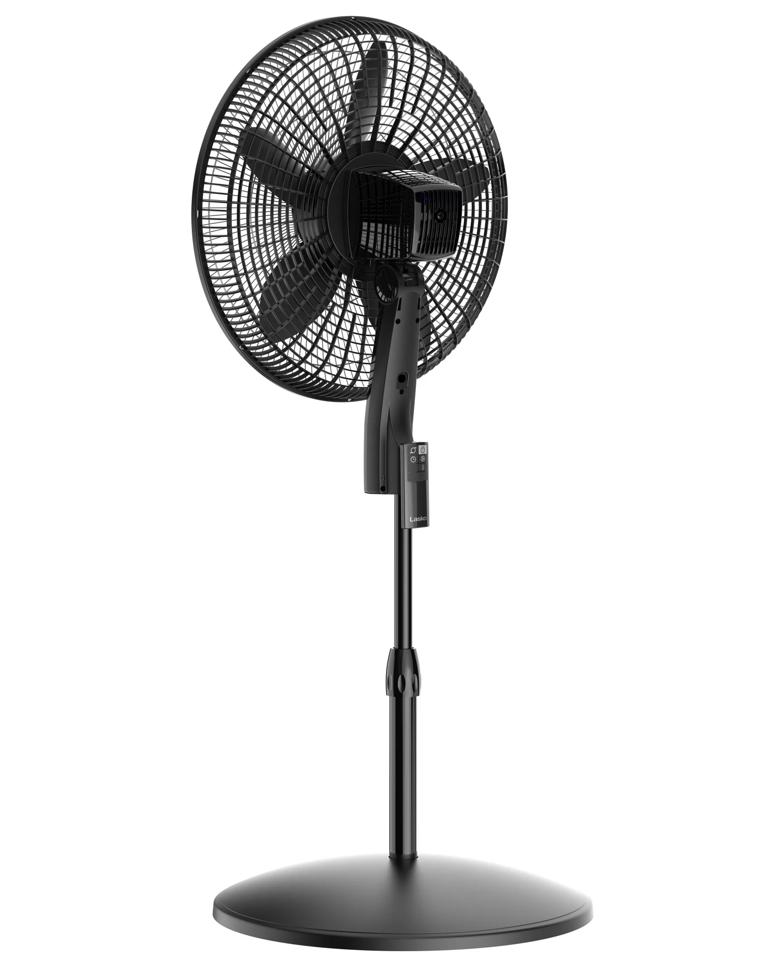Lasko 18" Pedestal Fan: Oscillating, 4-Speed, Remote, Timer, Black - Image 5