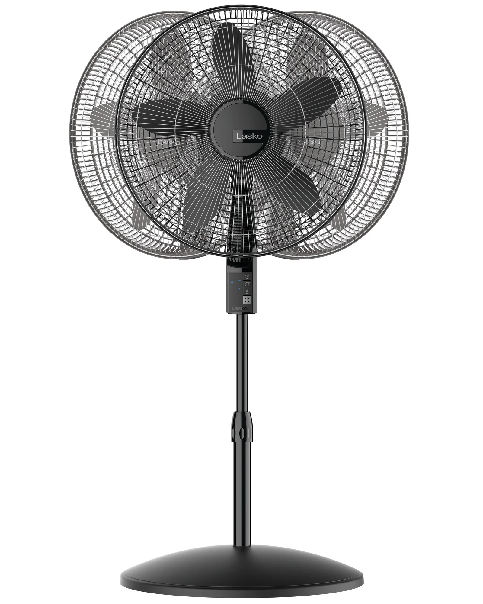 Lasko 18" Pedestal Fan: Oscillating, 4-Speed, Remote, Timer, Black - Image 6