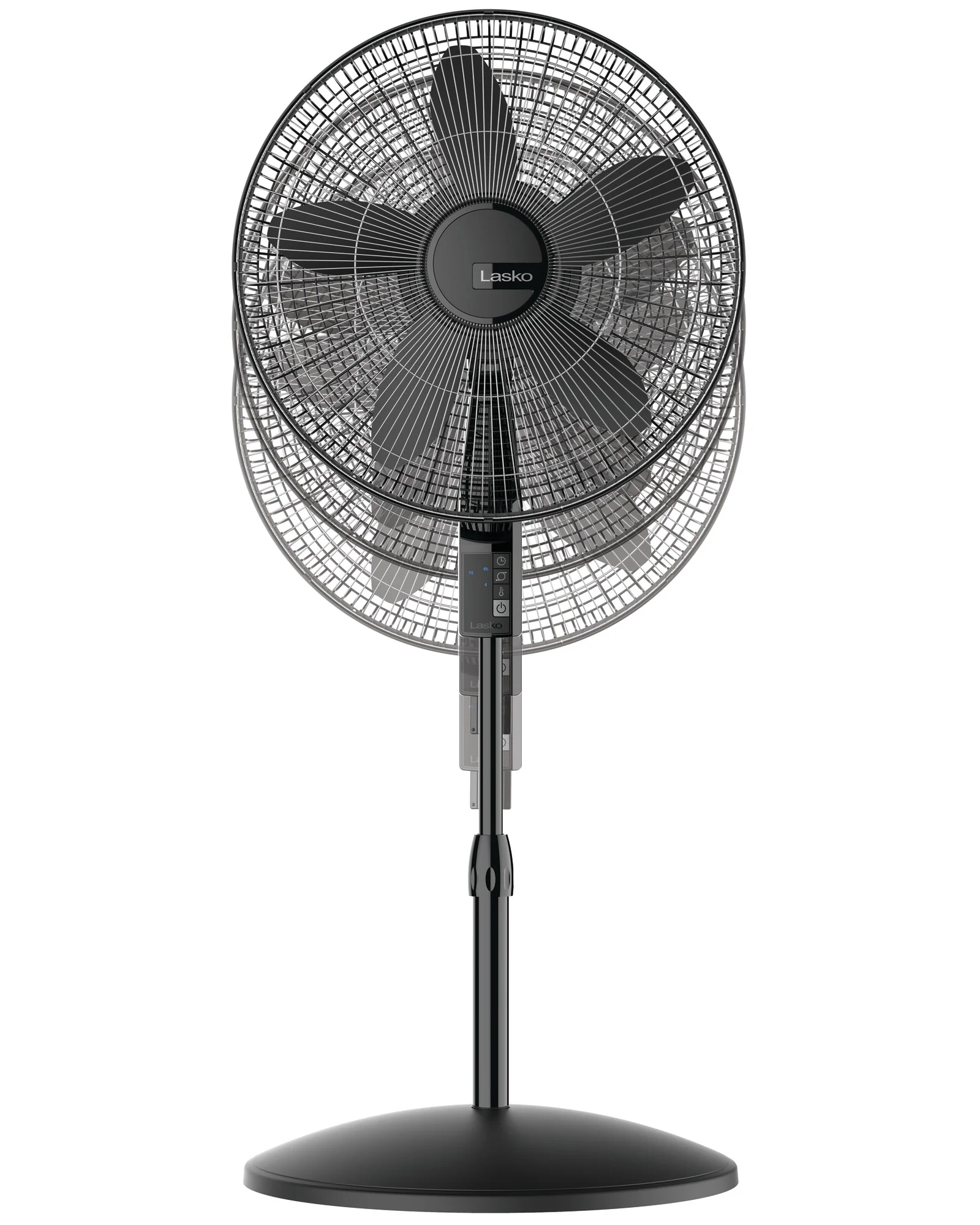 Lasko 18" Pedestal Fan: Oscillating, 4-Speed, Remote, Timer, Black - Image 7