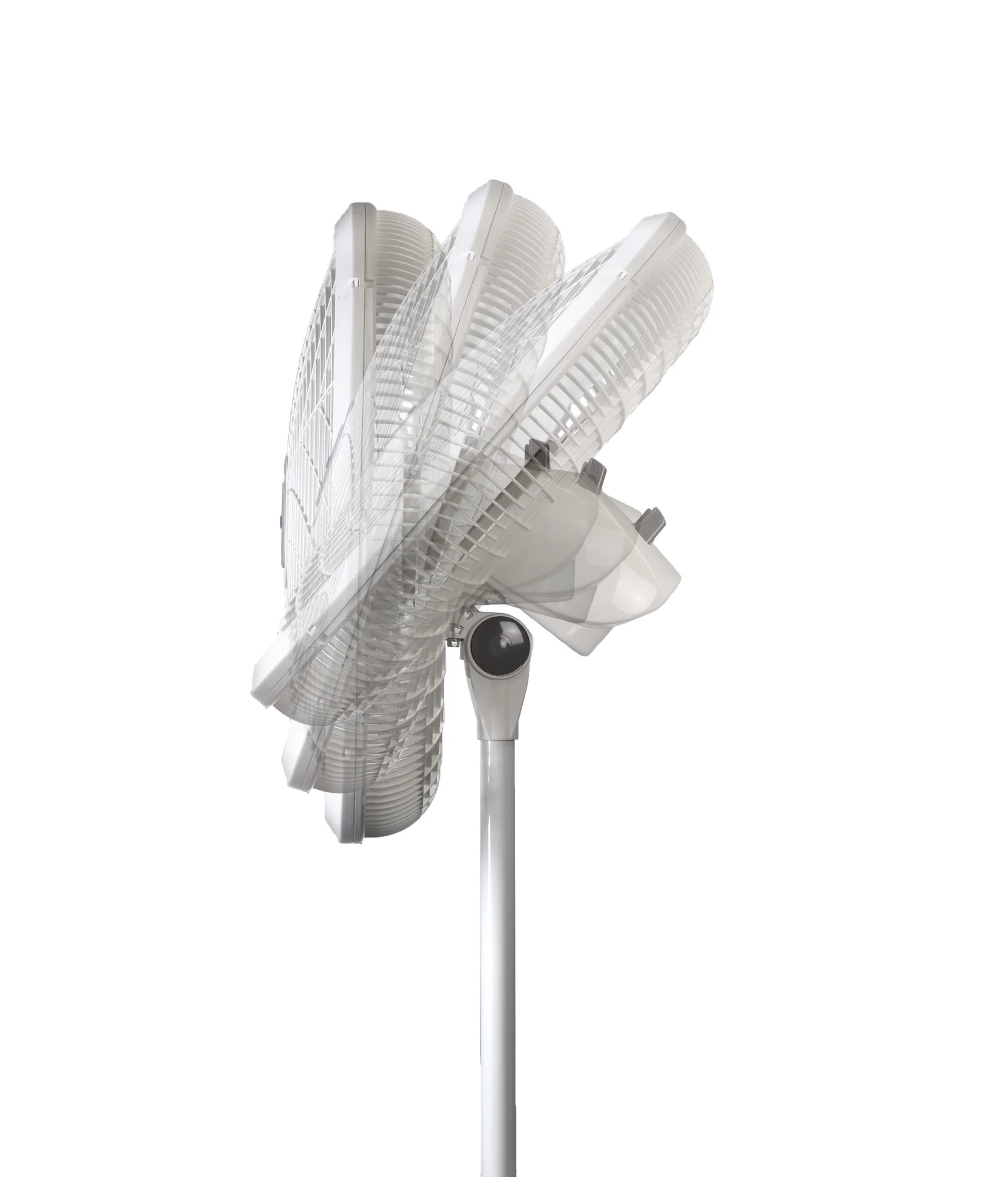 Lasko 18" Pedestal Fan: Oscillating, 3-Speed, Adjustable Height, White - Image 12