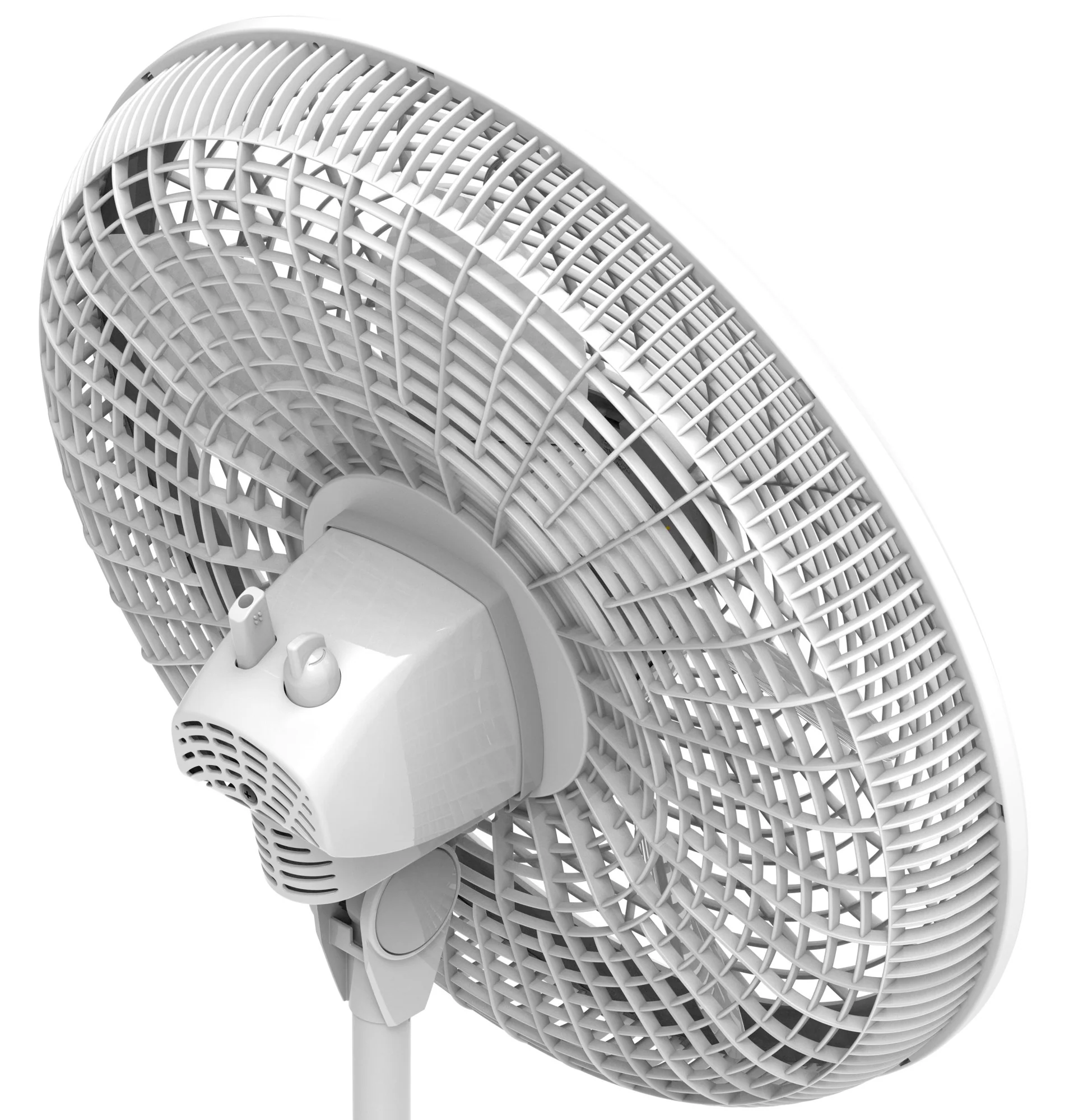 Lasko 18" Pedestal Fan: Oscillating, 3-Speed, Adjustable Height, White - Image 8