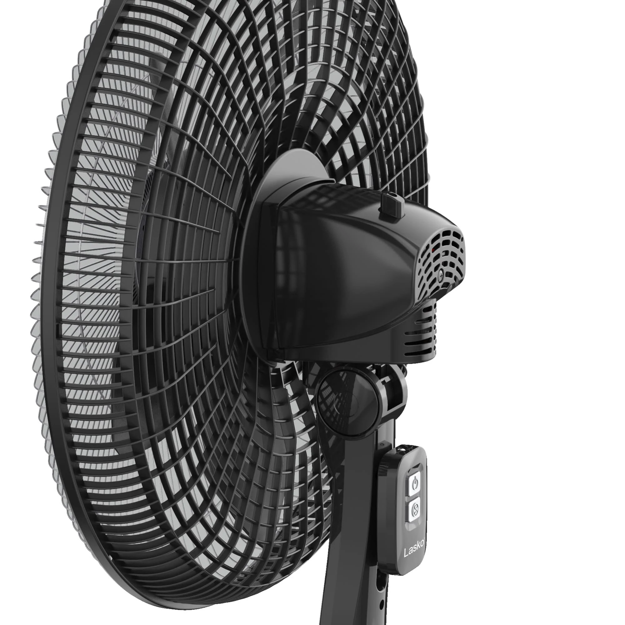 Lasko Cyclone Max 18" Pedestal Fan: Oscillating, 4-Speed, Remote, Black - Image 10