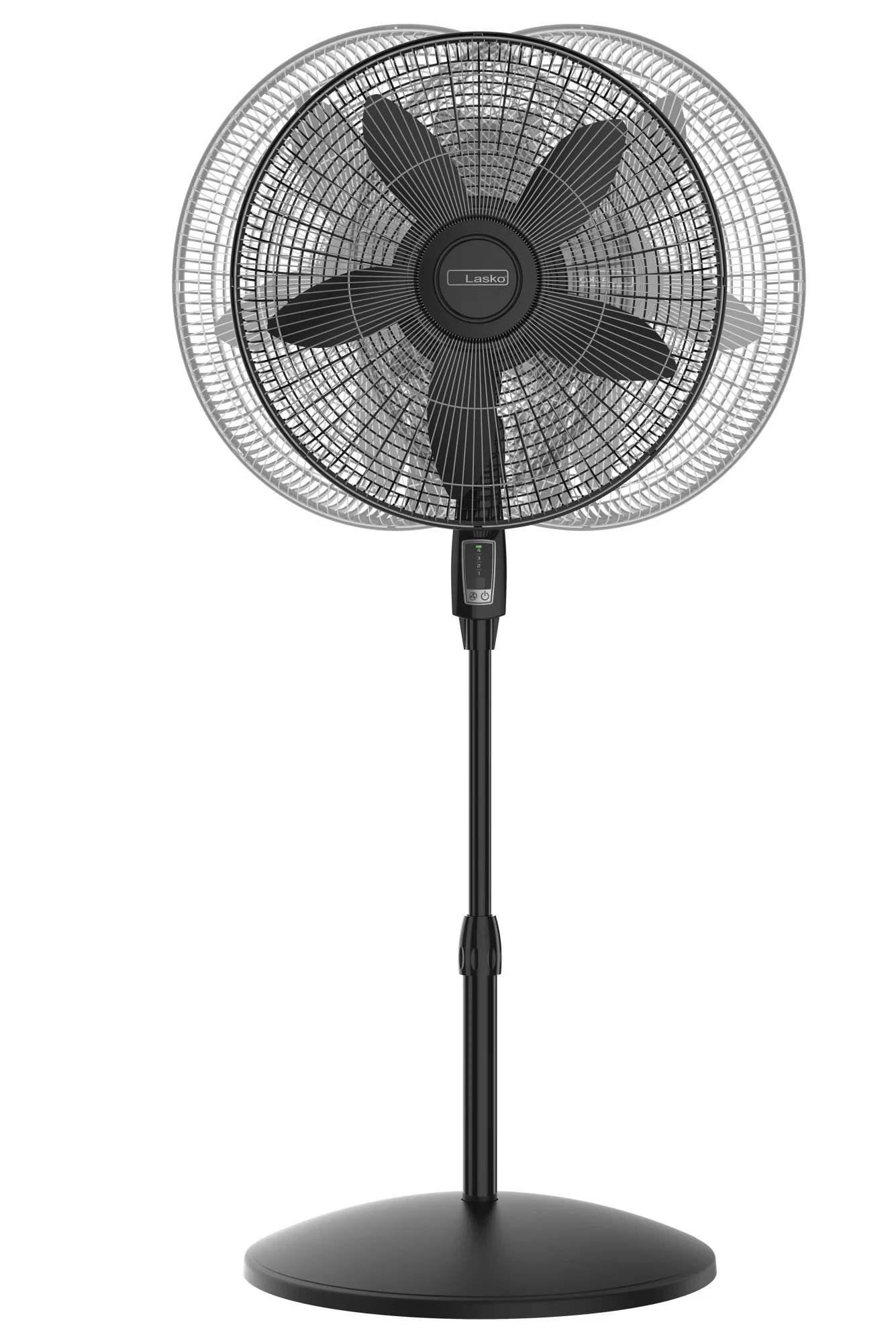 Lasko Cyclone Max 18" Pedestal Fan: Oscillating, 4-Speed, Remote, Black - Image 12