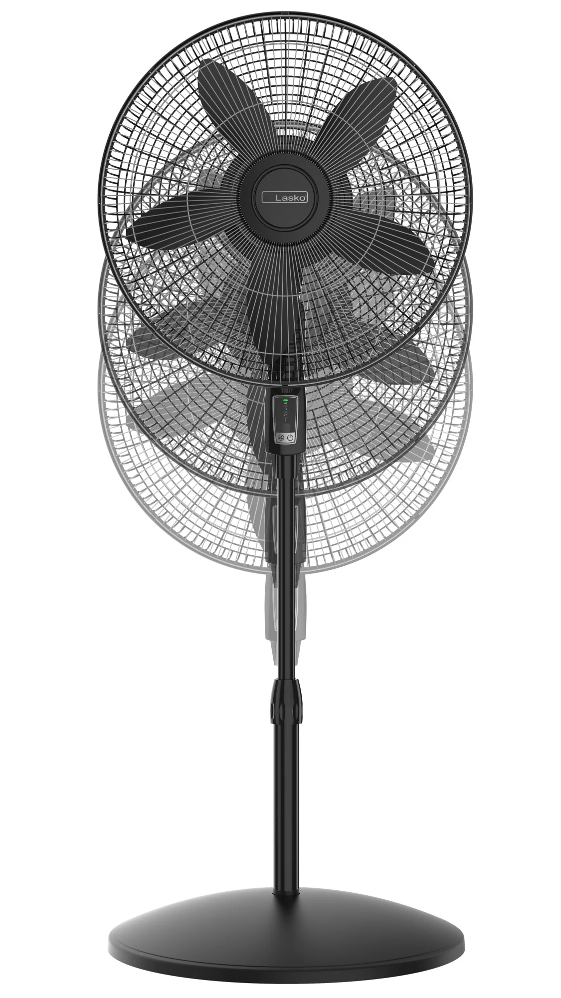 Lasko Cyclone Max 18" Pedestal Fan: Oscillating, 4-Speed, Remote, Black - Image 14