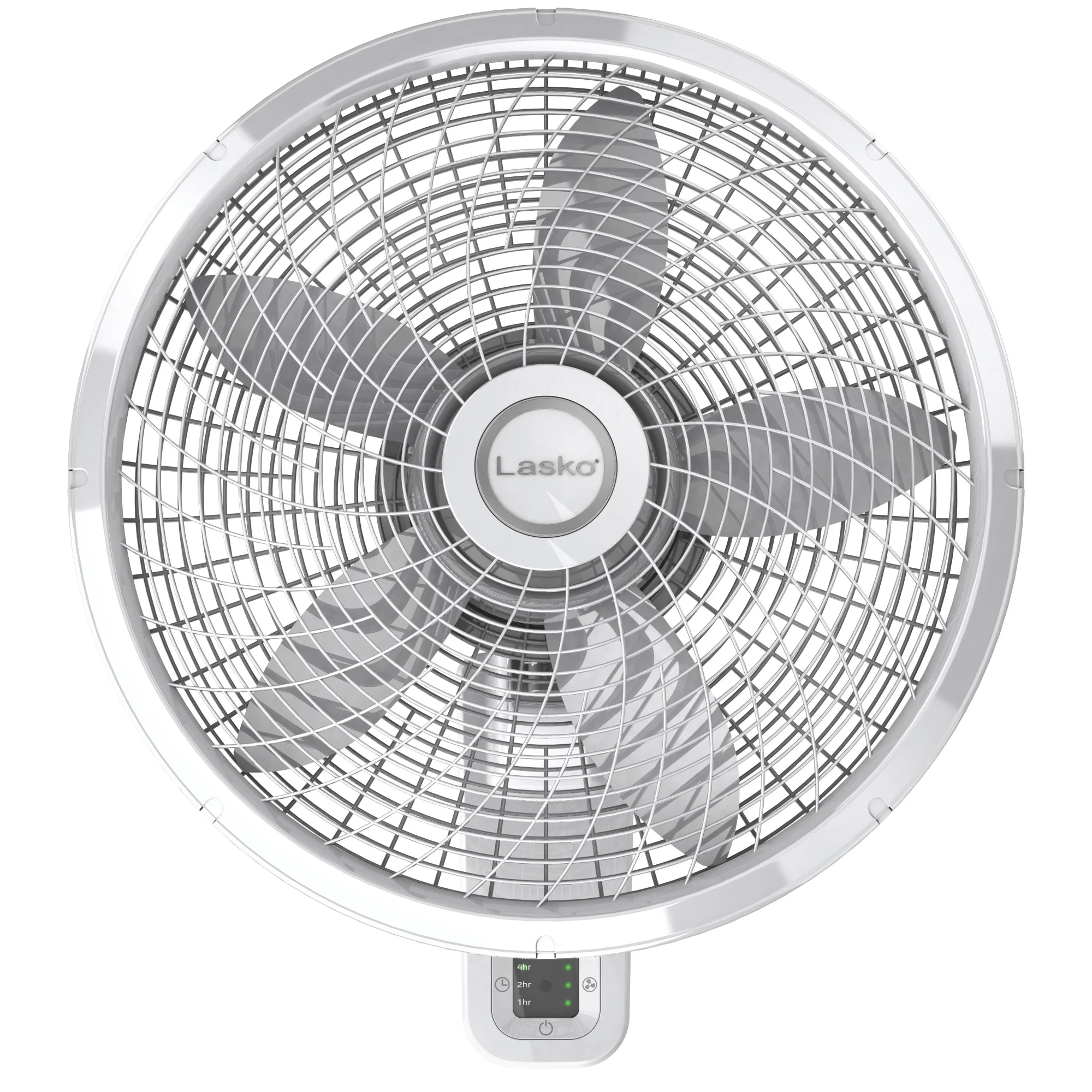 Lasko 18" Wall Mount Fan: Oscillating, 3-Speed, Remote, Timer, White - Image 3