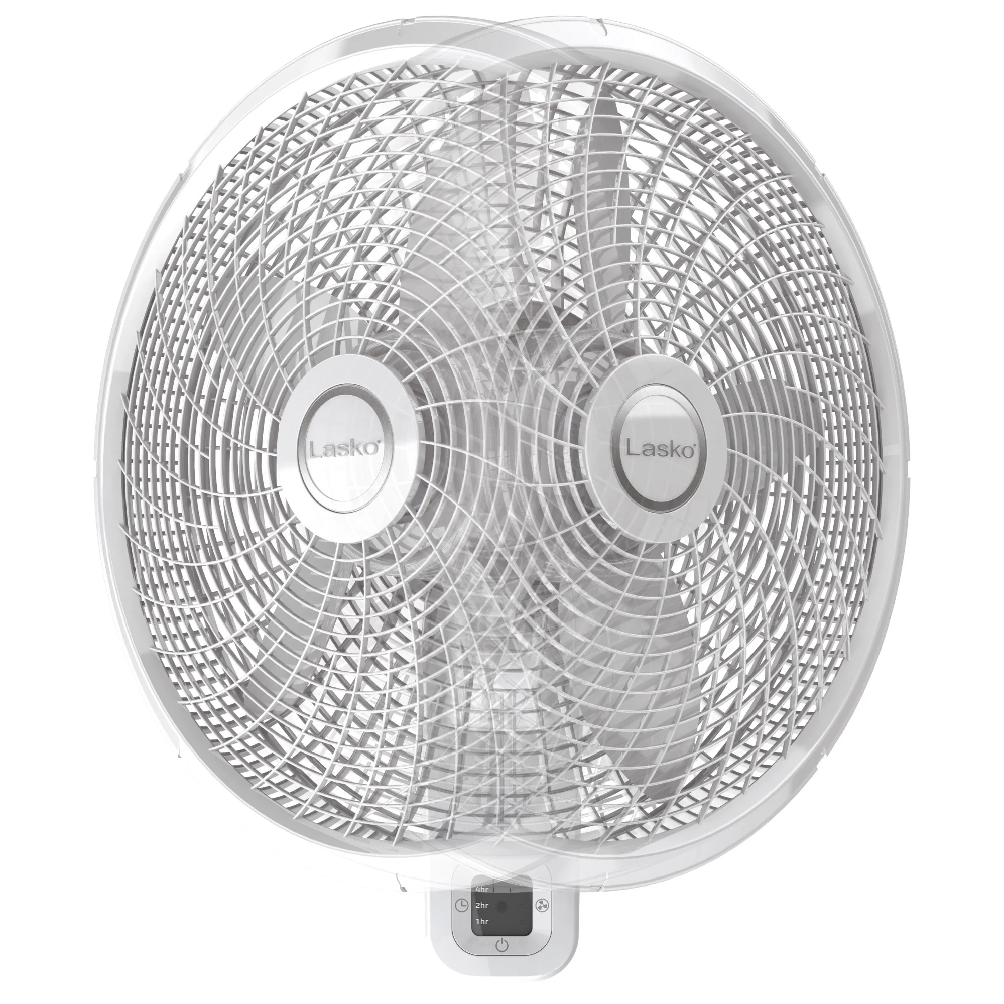 Lasko 18" Wall Mount Fan: Oscillating, 3-Speed, Remote, Timer, White - Image 5