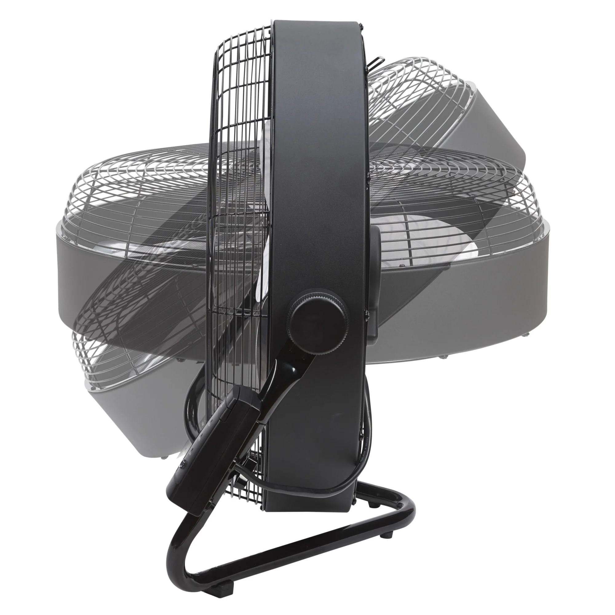Lasko 20" High Velocity Floor Fan: Wall Mount, 3-Speed, Remote, Black - Image 4