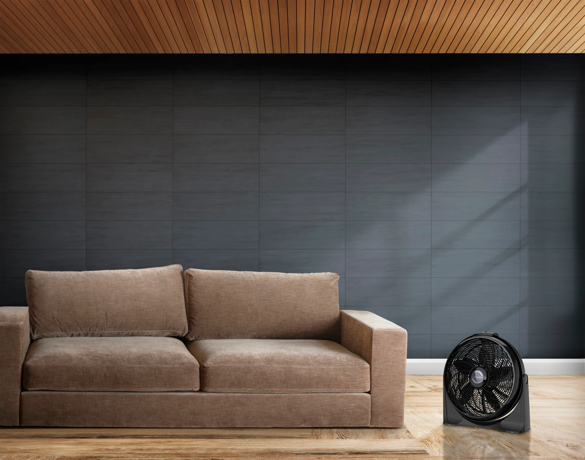 Lasko Cyclone 20" Air Circulator Floor Fan: Wall Mount, 3-Speed, Black - Image 7