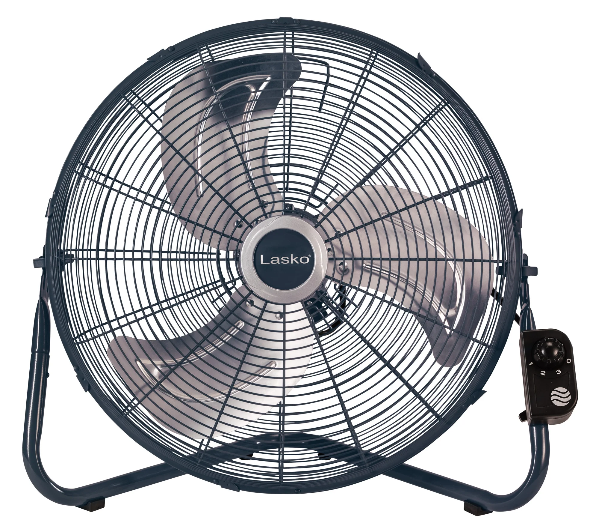 Lasko 20" High Velocity Floor Fan: Wall Mount, 3-Speed, Pivoting, Gray - Image 3